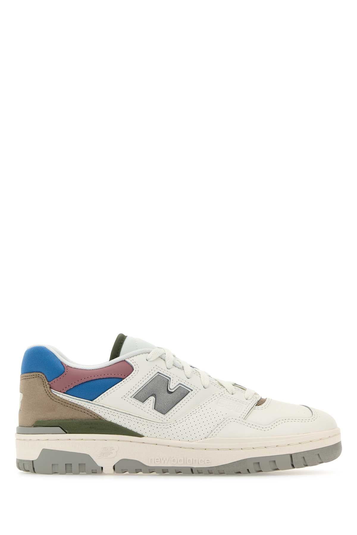 NEW BALANCE Multicolor Leather 550 Sneakers for Men