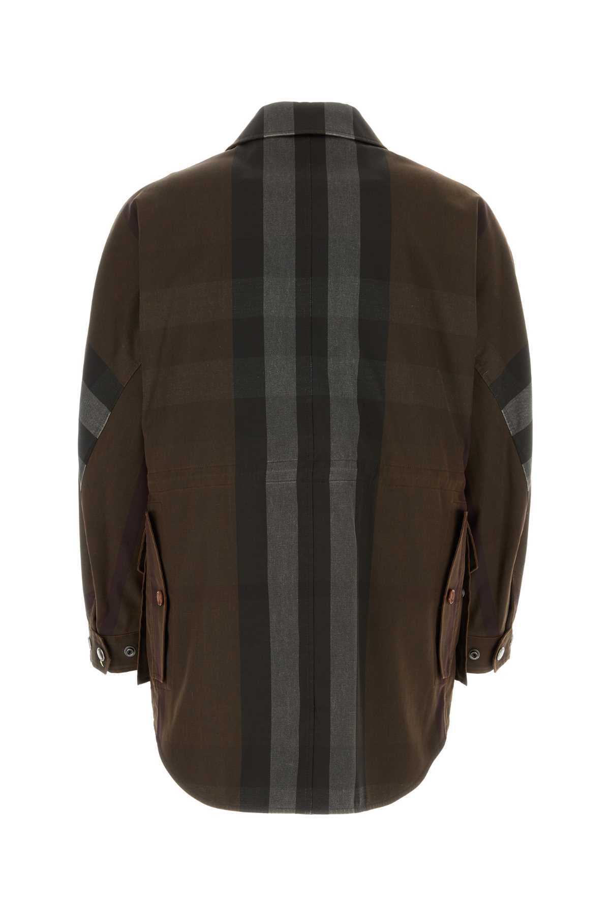 BURBERRY Embroidered Polyester Blend Jacket for Men