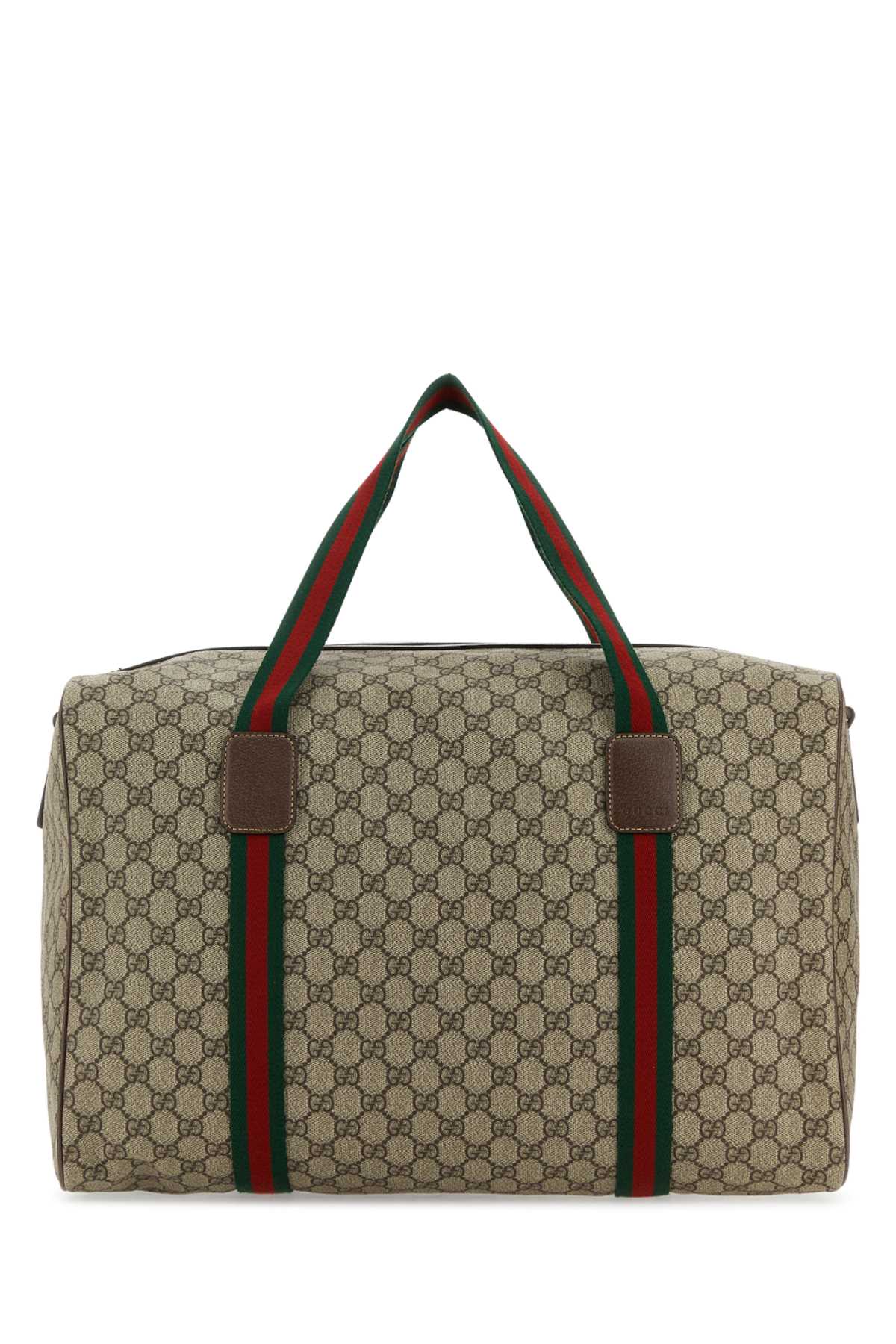 GUCCI Supreme Fabric Travel Handbag - 46x28x27 cm