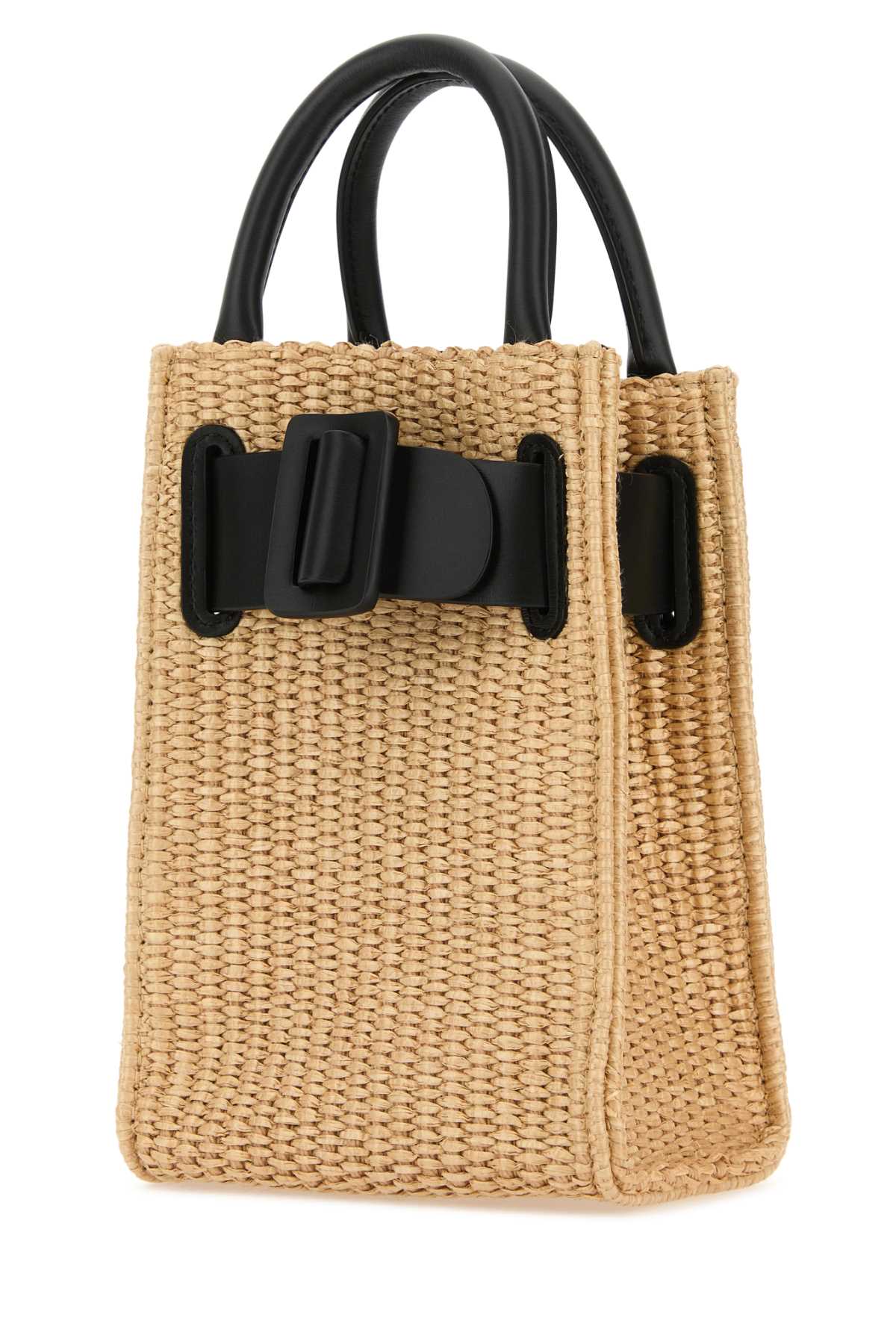 BOYY Mini Raffia Bobby Tourist Handbag