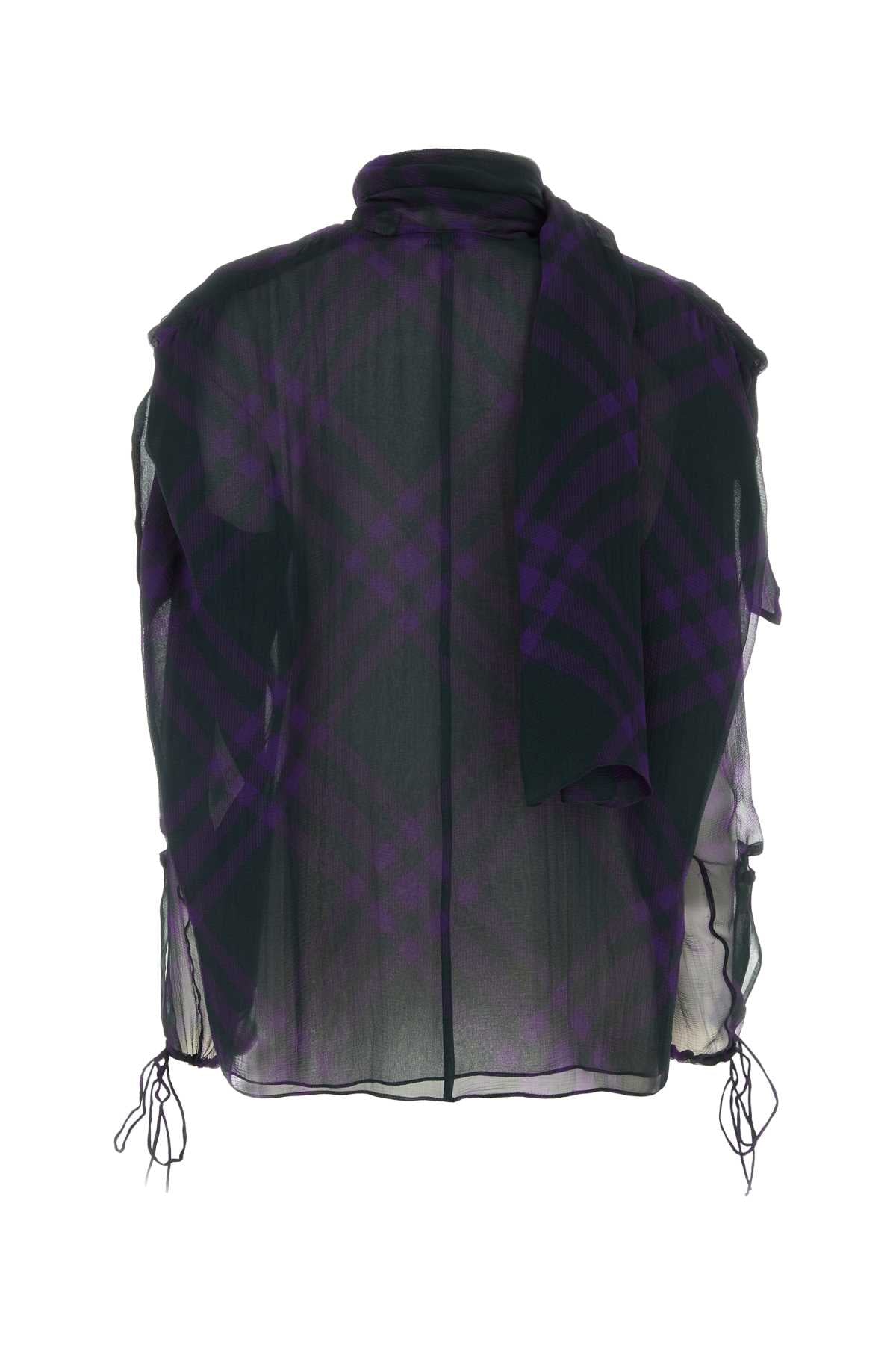 BURBERRY Printed Crepe Blouse