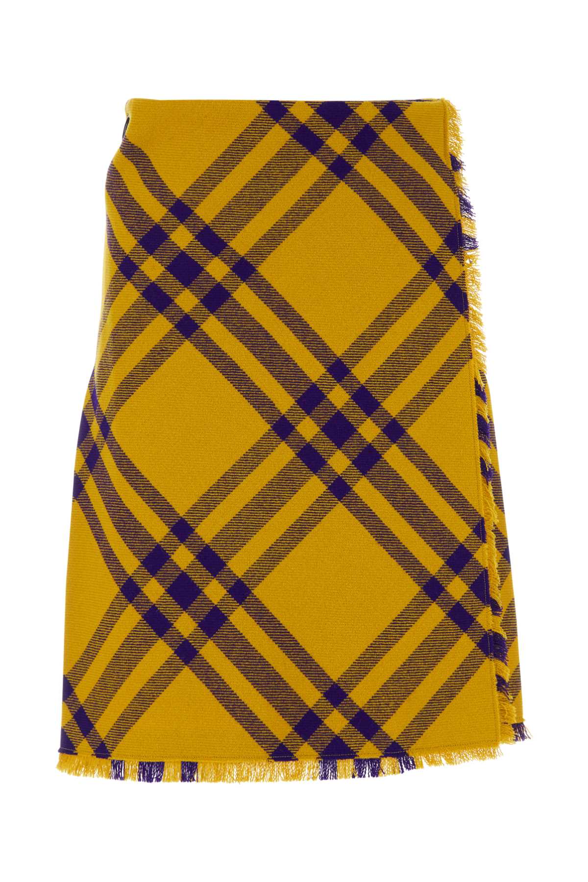 BURBERRY Embroidered Wool Mini Skirt for Women