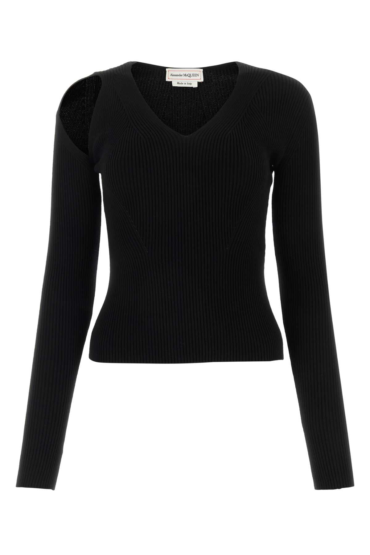 ALEXANDER MCQUEEN Chic Wool Blend Sweater for Women