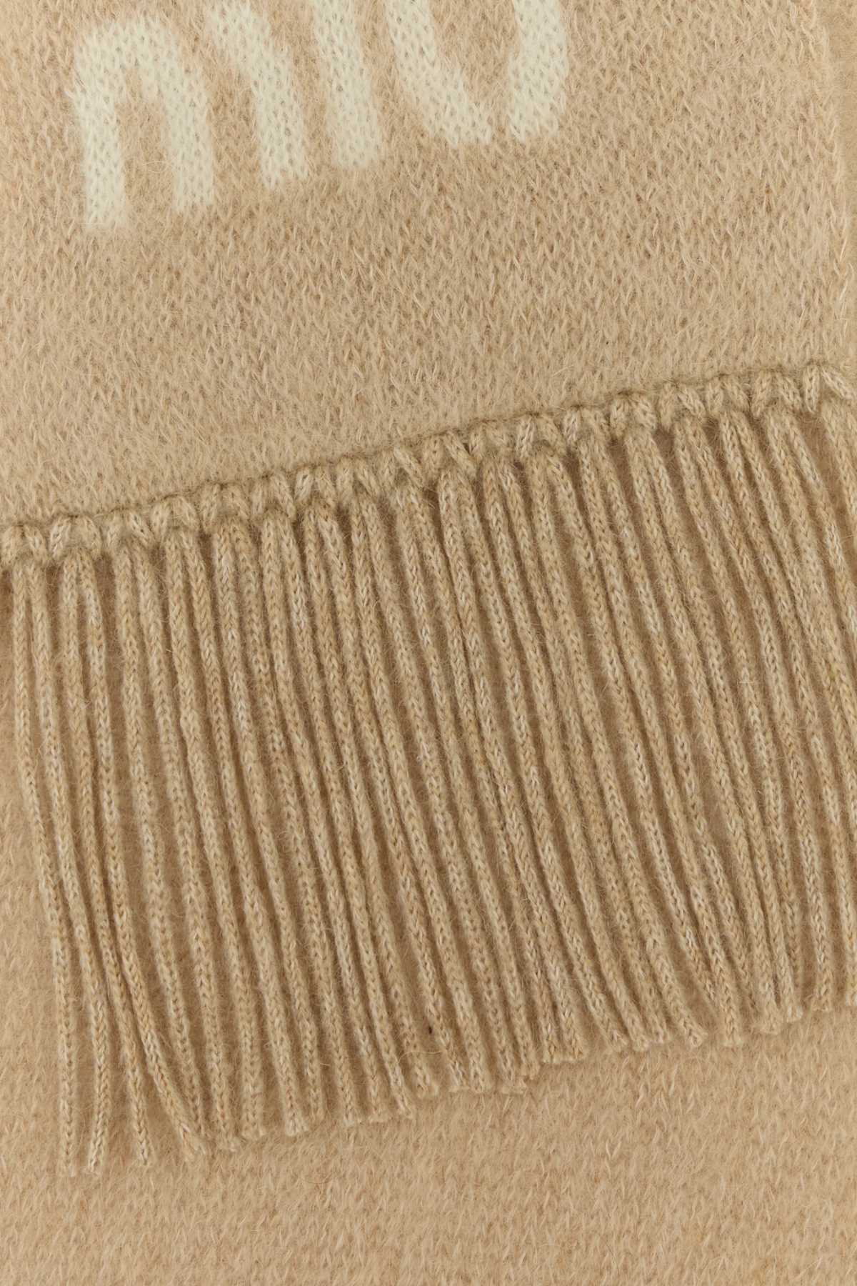 MIU MIU Mohair Blend Scarf - 23 cm x 185 cm