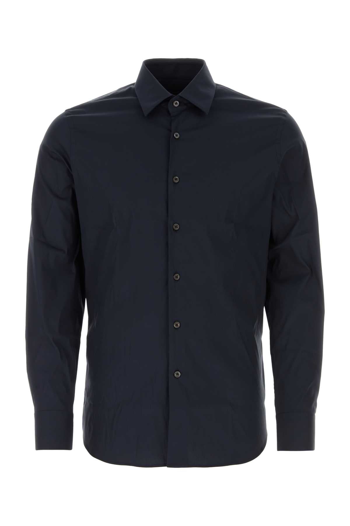 PRADA Stretch Poplin Shirt for Men