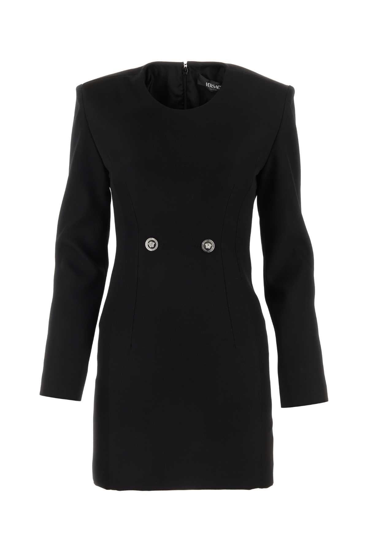 VERSACE Chic Wool Mini Dress for Women