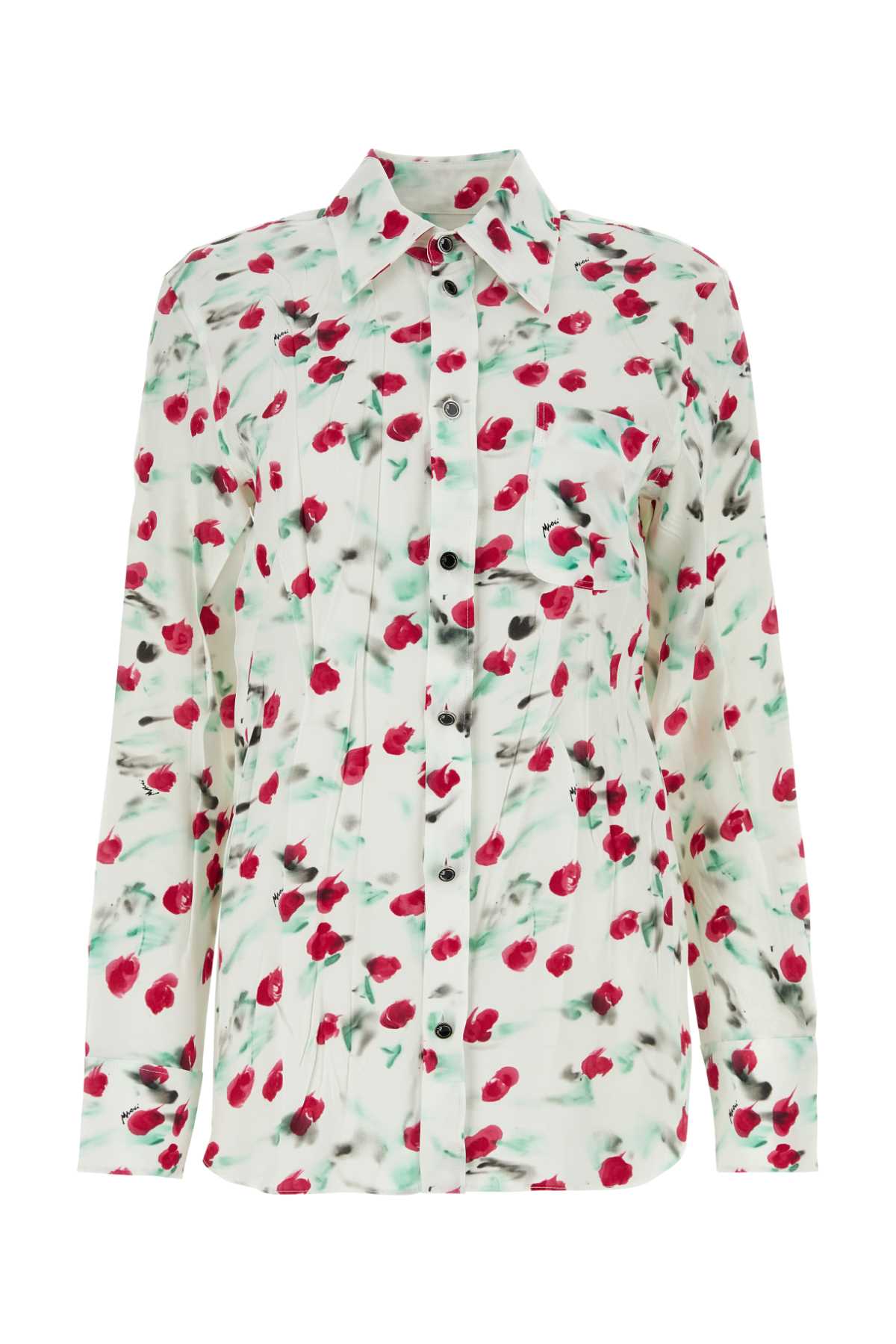MARNI Printed Viscose Shirt for Women - 24S Season