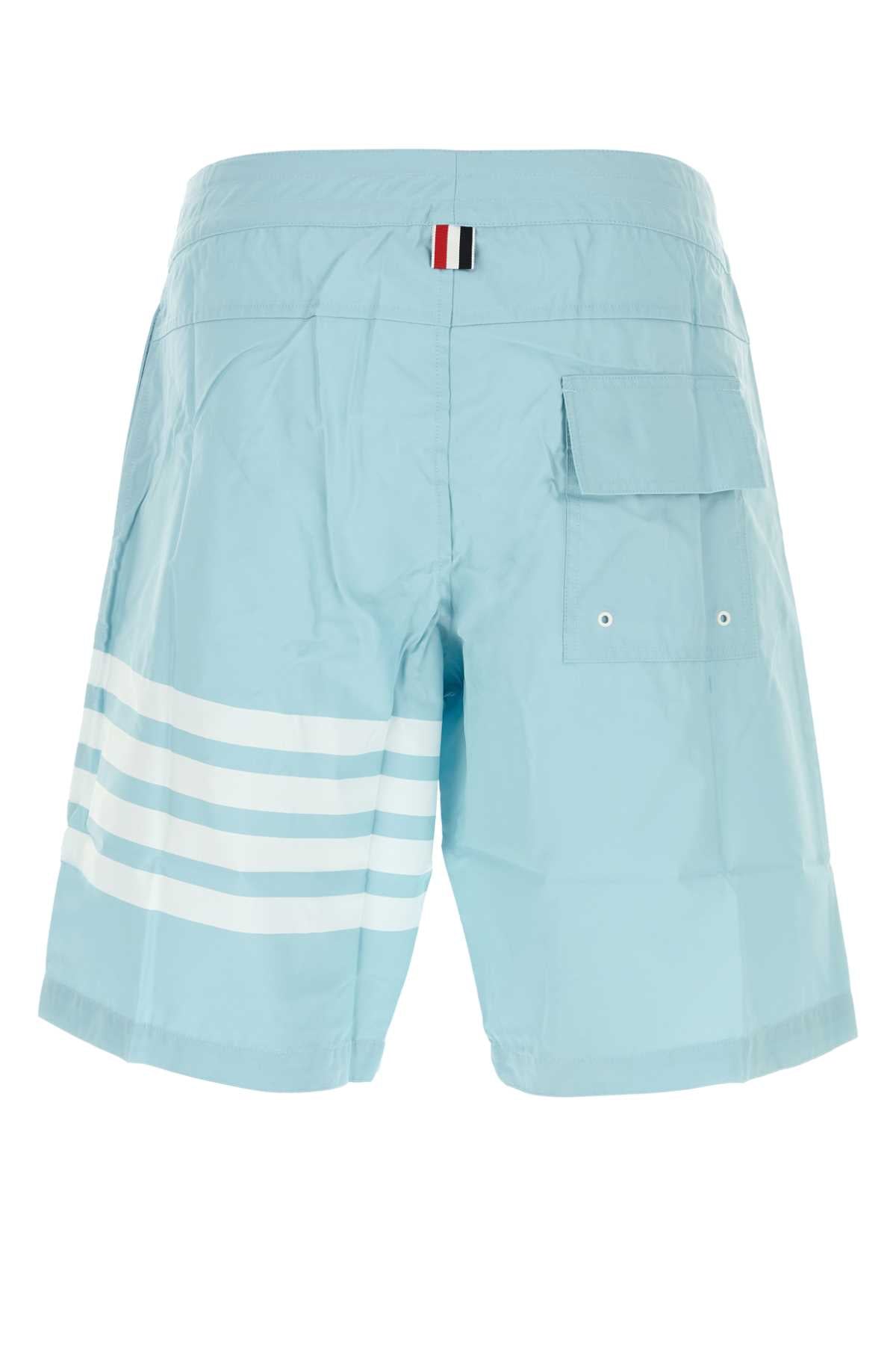 THOM BROWNE Light Nylon Blend Mini Swimming Shorts