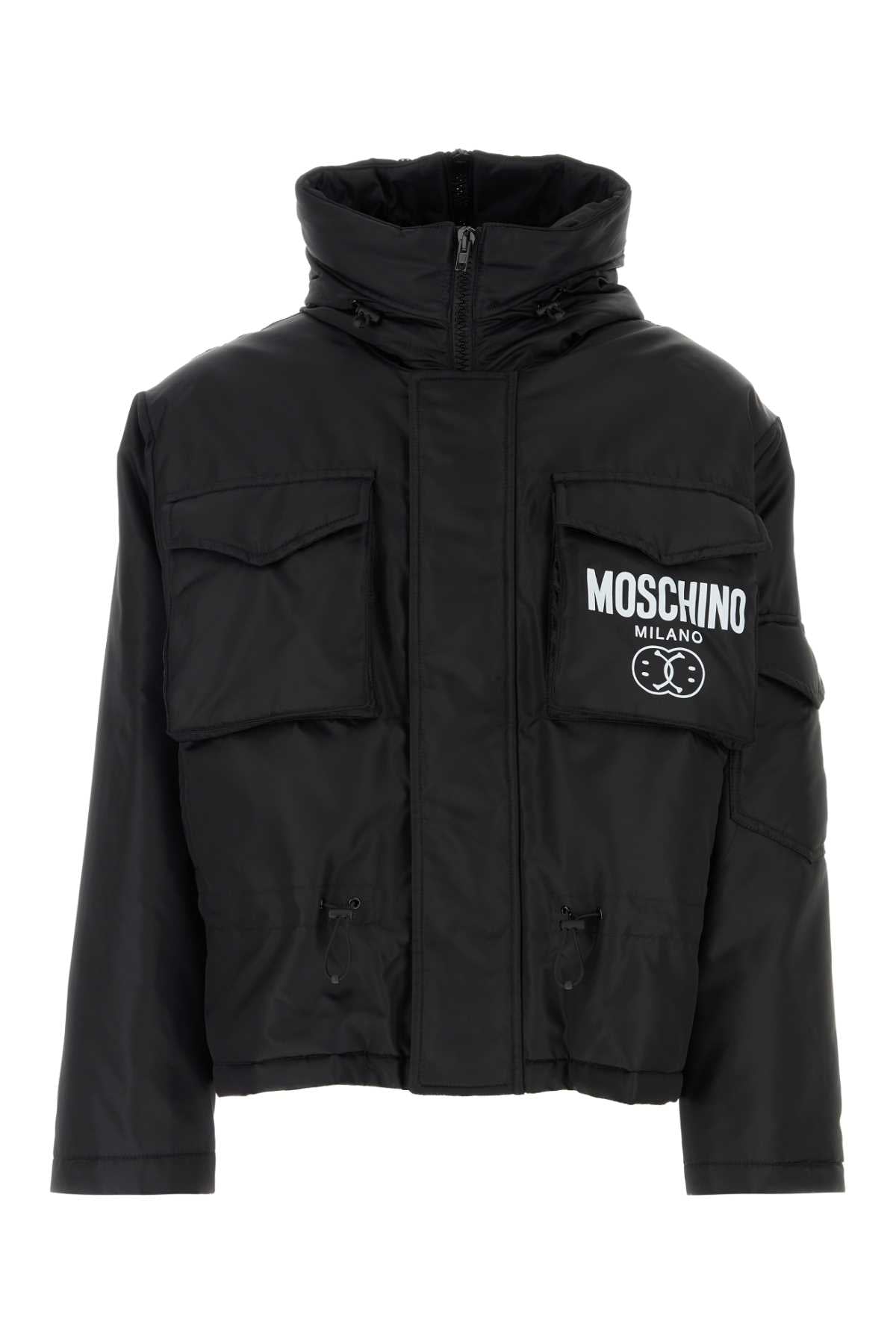 MOSCHINO Padded Nylon Jacket for Men - Perfect for the Season