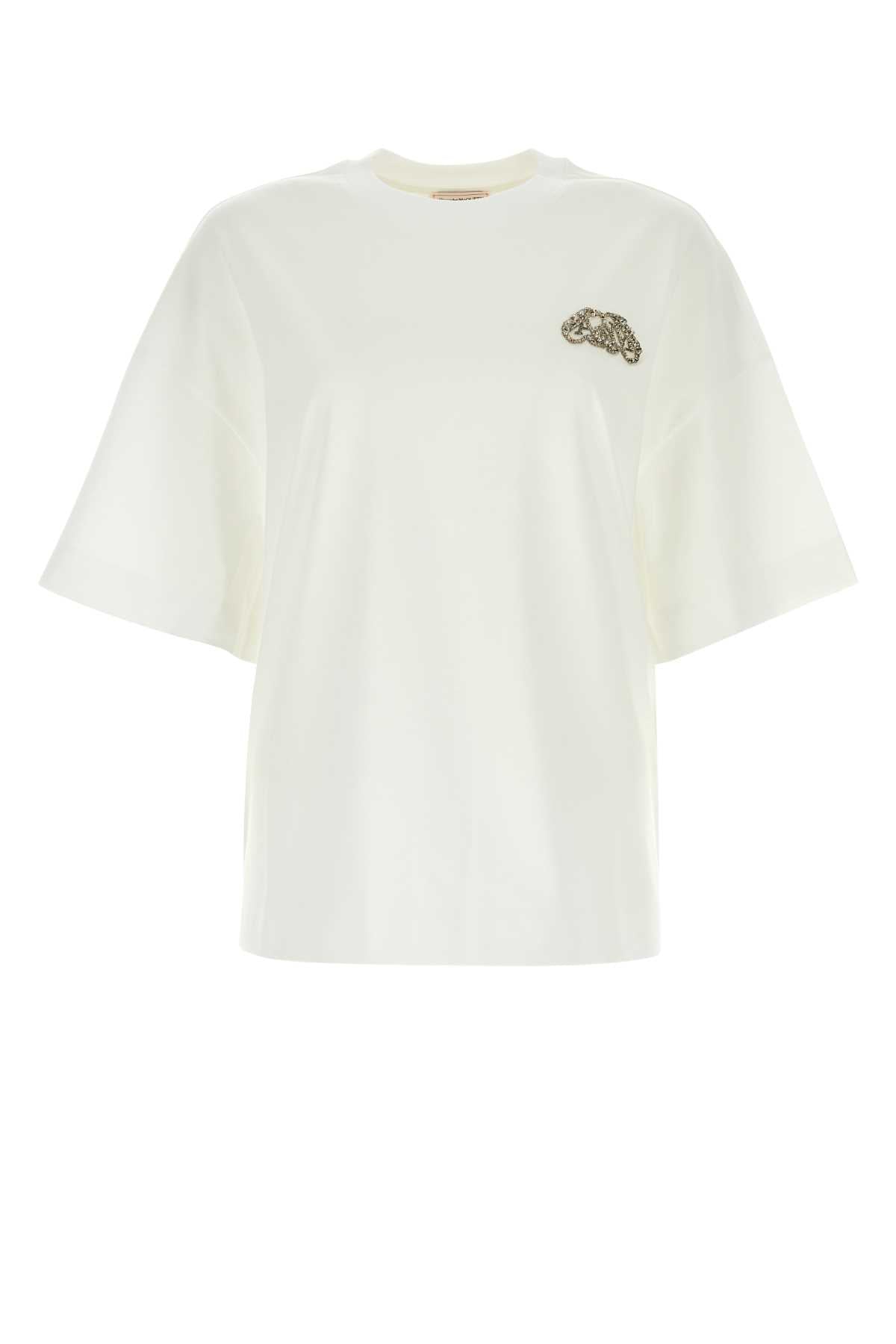 ALEXANDER MCQUEEN Oversized Cotton T-Shirt for Women