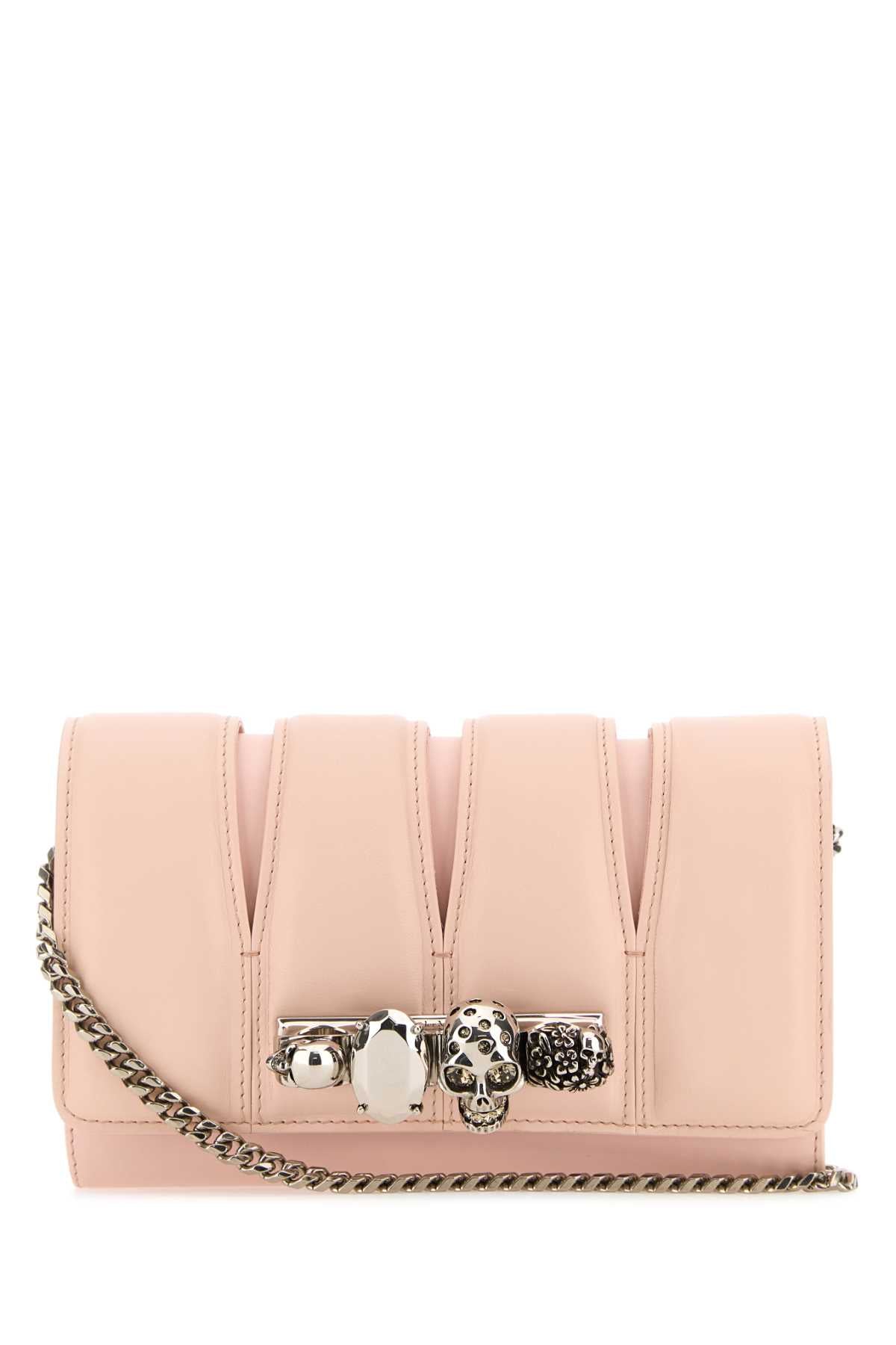 ALEXANDER MCQUEEN Mini Leather The Slash Clutch - 20 cm x 12.5 cm