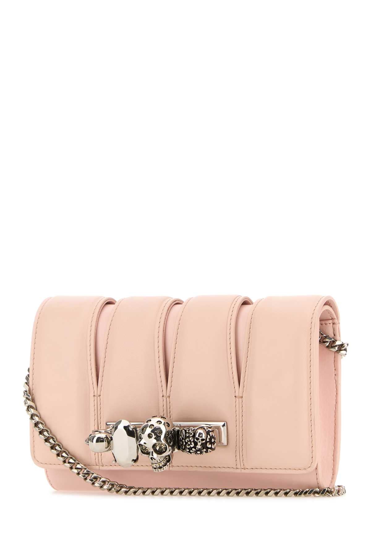 ALEXANDER MCQUEEN Mini Leather The Slash Clutch - 20 cm x 12.5 cm