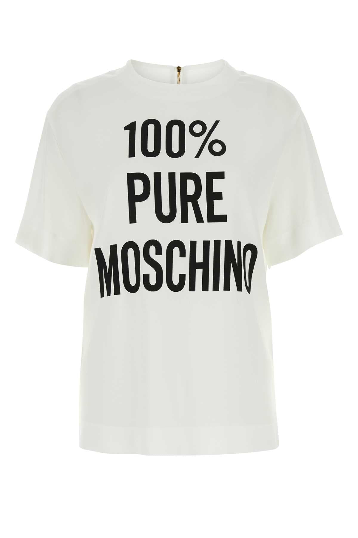 MOSCHINO Chic Crepe T-Shirt for Women