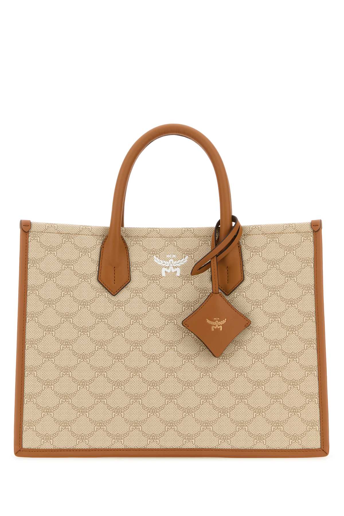 MCM Printed Canvas Himmel Medium Shopping Handbag - 36 cm x 27 cm x 16 cm