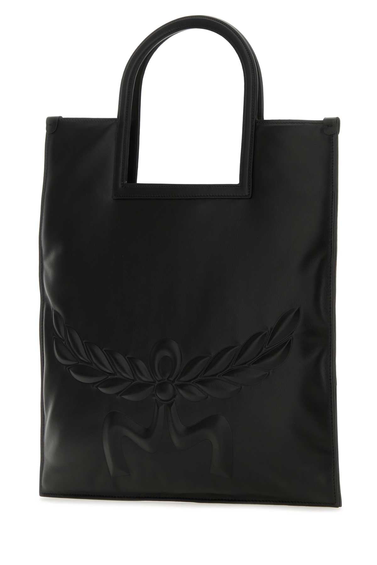 MCM Aren Mini Nappa Leather Shopping Handbag