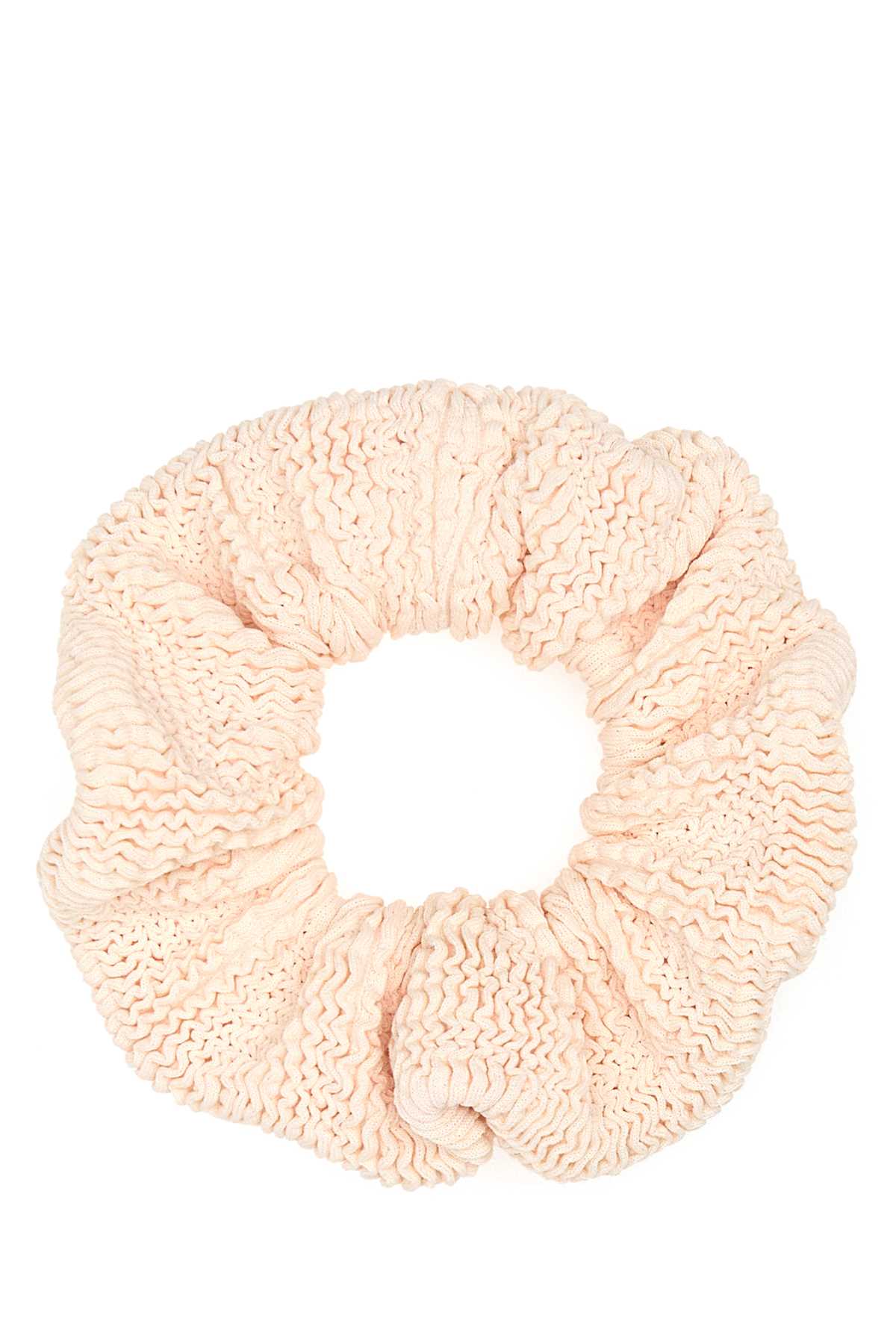 HUNZA G Light Pink Mini Fabric Scrunchie