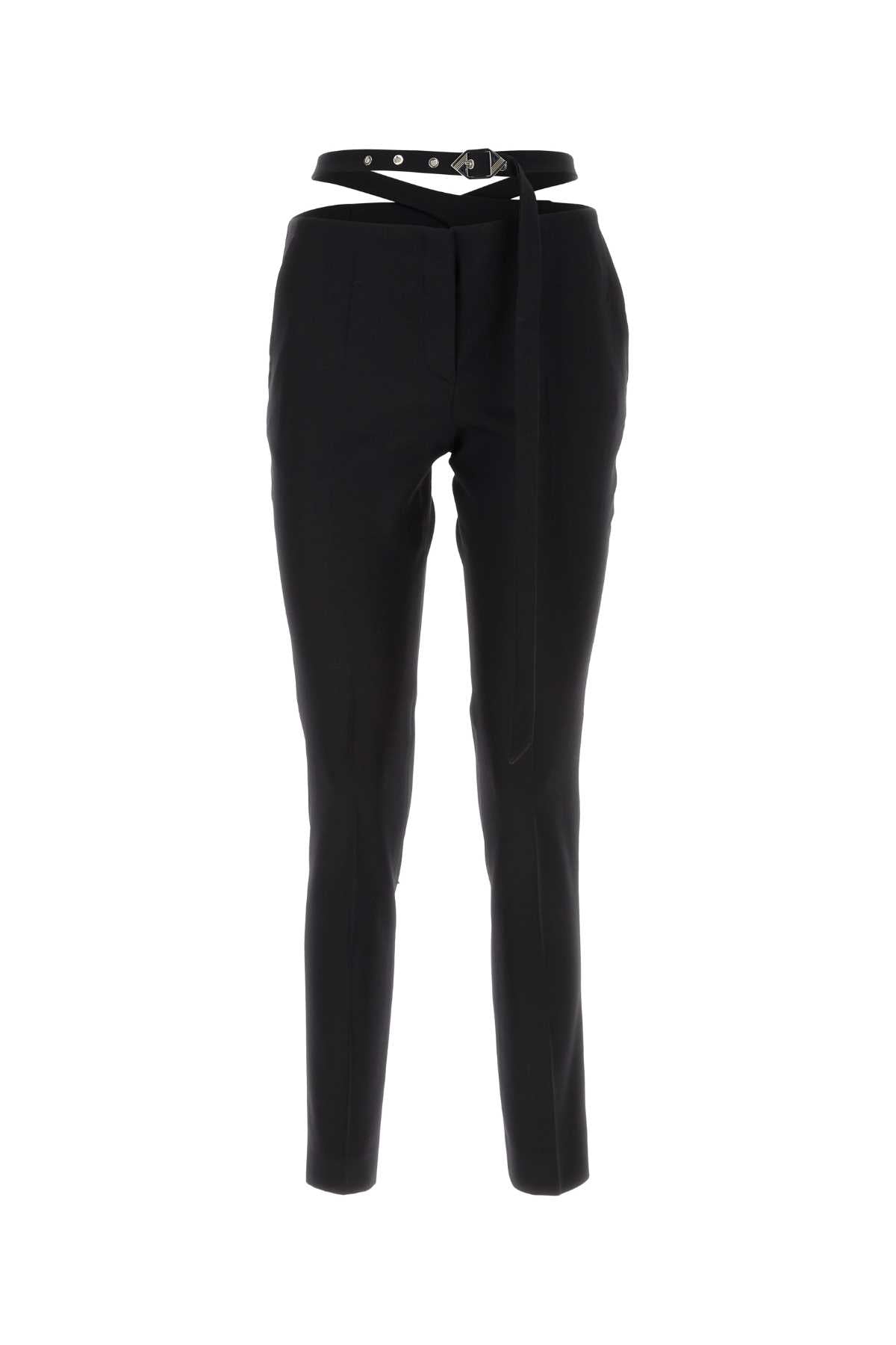 THE ATTICO Chic Black T-Shirt Pant for Women
