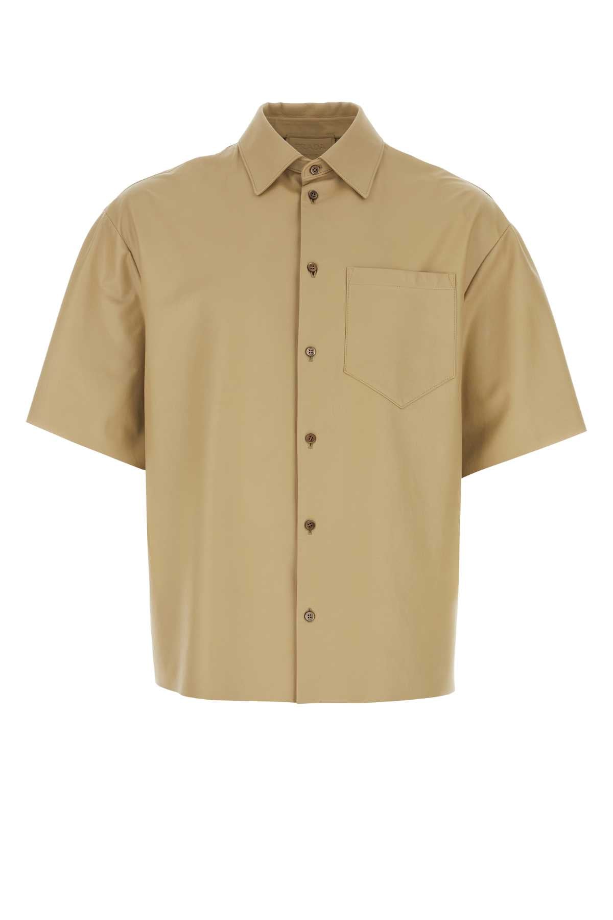 PRADA Classic Leather Shirt for Men - Stylish and Versatile