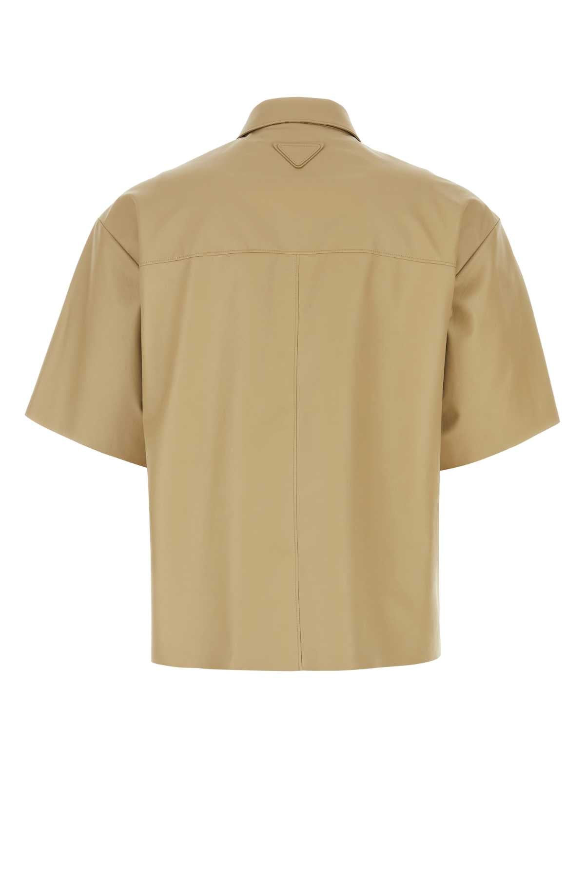 PRADA Classic Leather Shirt for Men - Stylish and Versatile