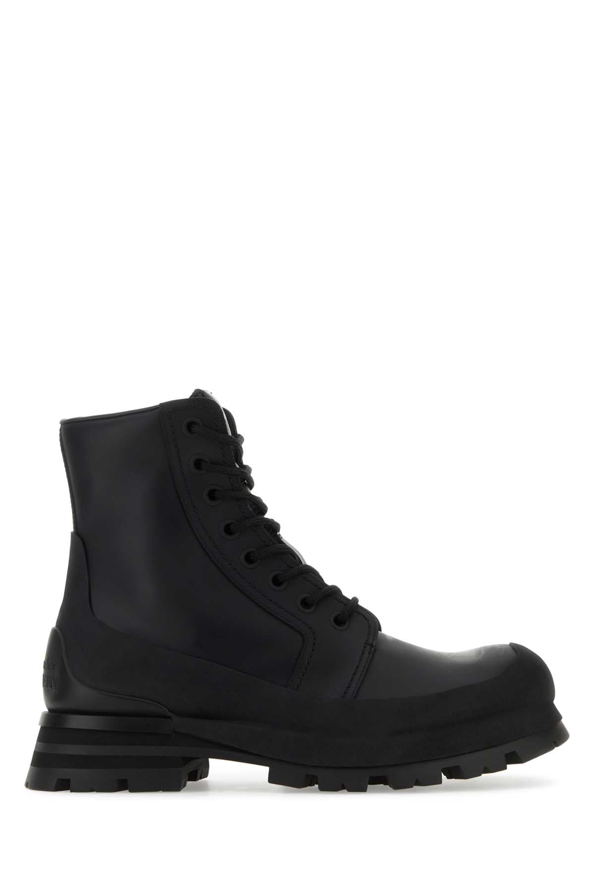 ALEXANDER MCQUEEN Wander Leather Ankle Boots for Men