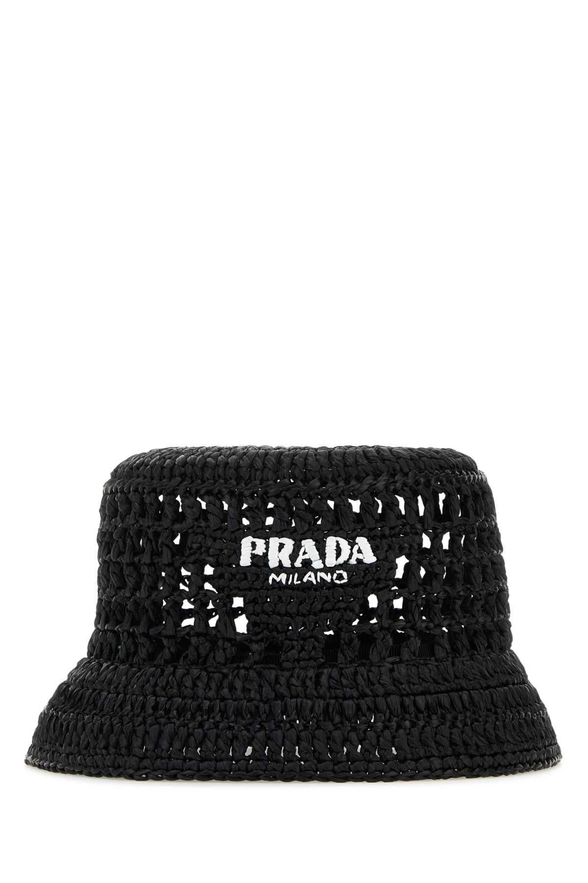 PRADA Raffia Bucket Hat
