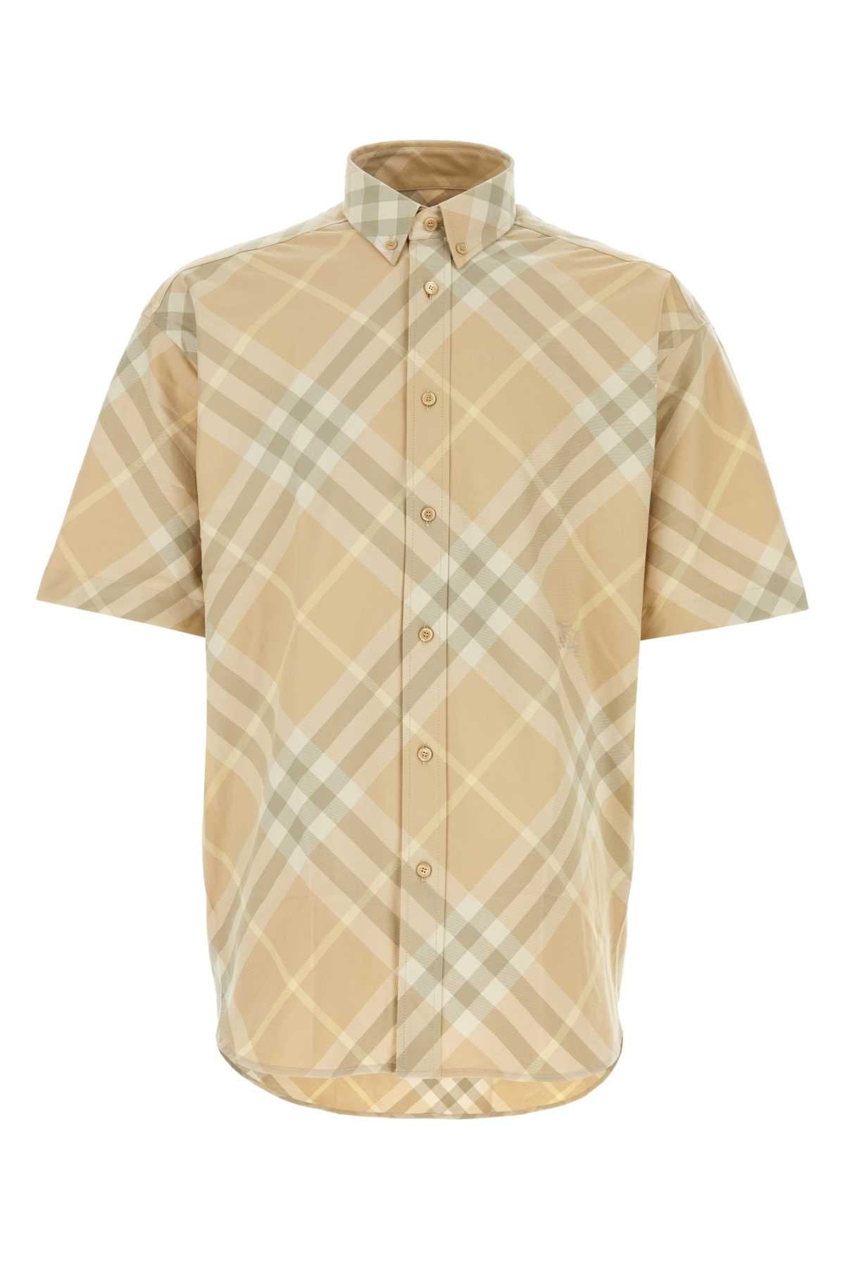 BURBERRY Printed Cotton Shirt for Men - 24S Season