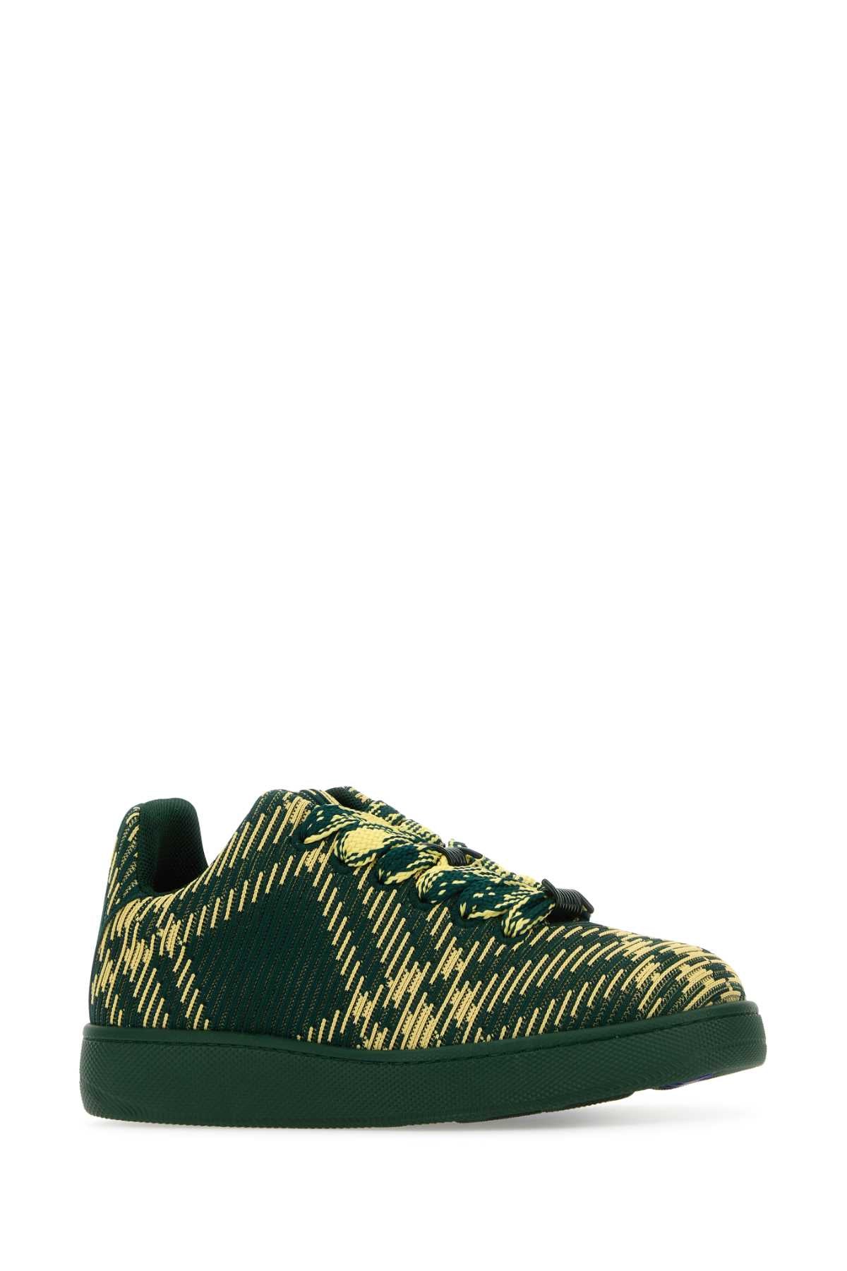 BURBERRY Embroidered Fabric Box Sneakers