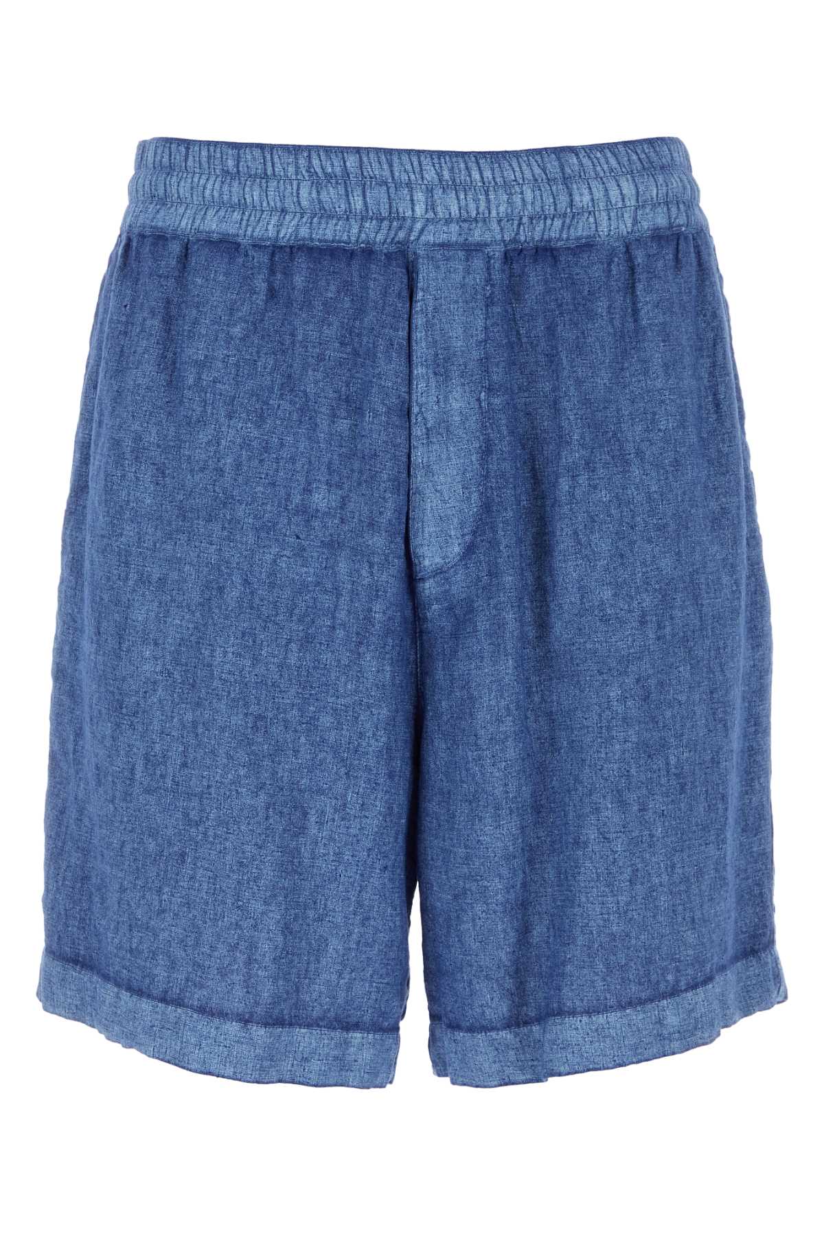 BURBERRY Linen Bermuda Shorts for Men - Stylish and Comfortable