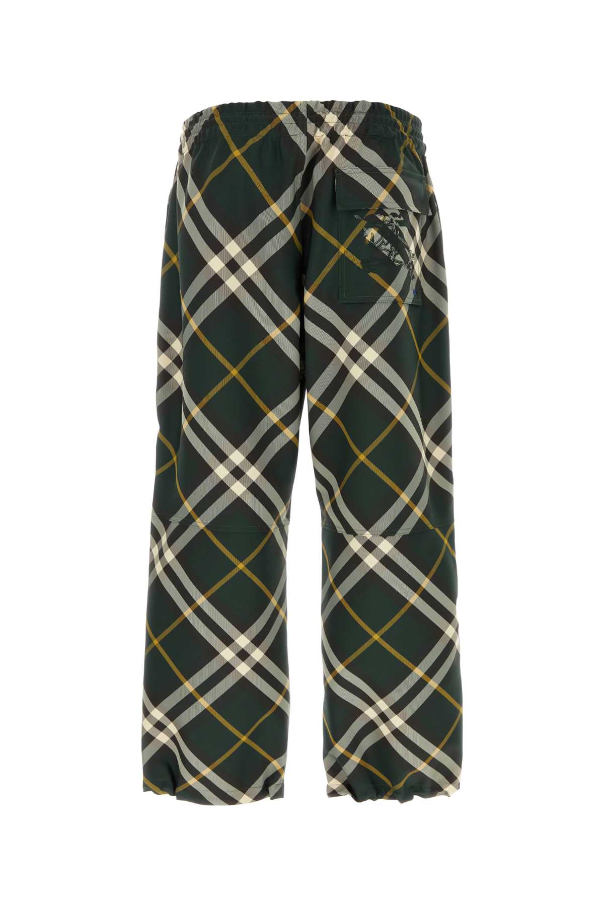 BURBERRY Embroidered Polyester Pants for Men