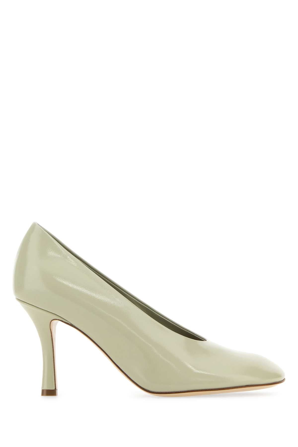 BURBERRY Elegant Leather Baby Pumps with 8.5 cm Heel Height for Women