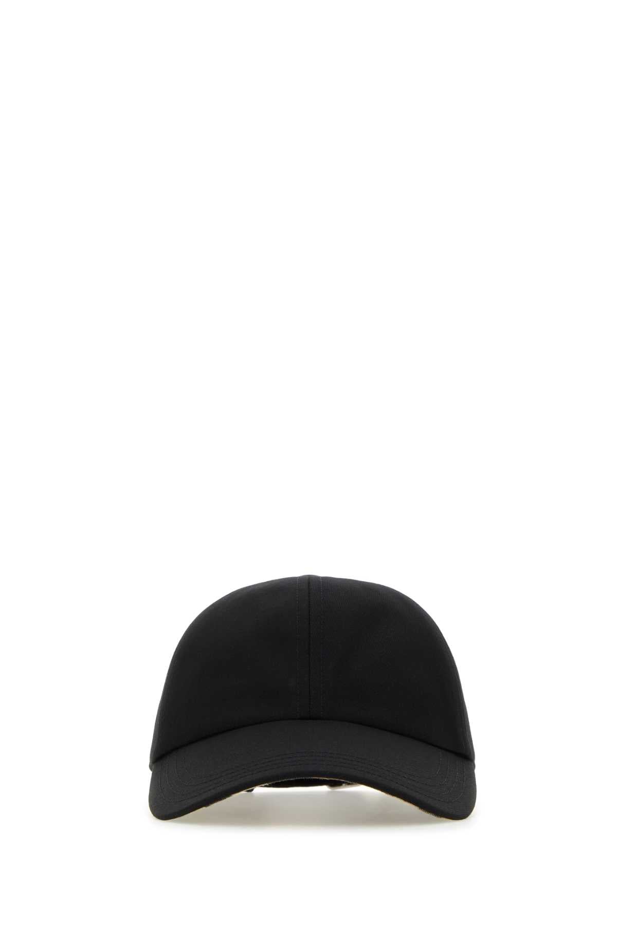 BURBERRY Women's Black Polyester Blend Baseball Cap