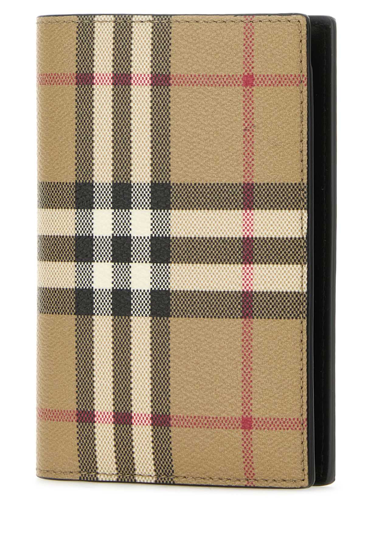 BURBERRY Printed Canvas Wallet - 10 cm x 14 cm x 2 cm