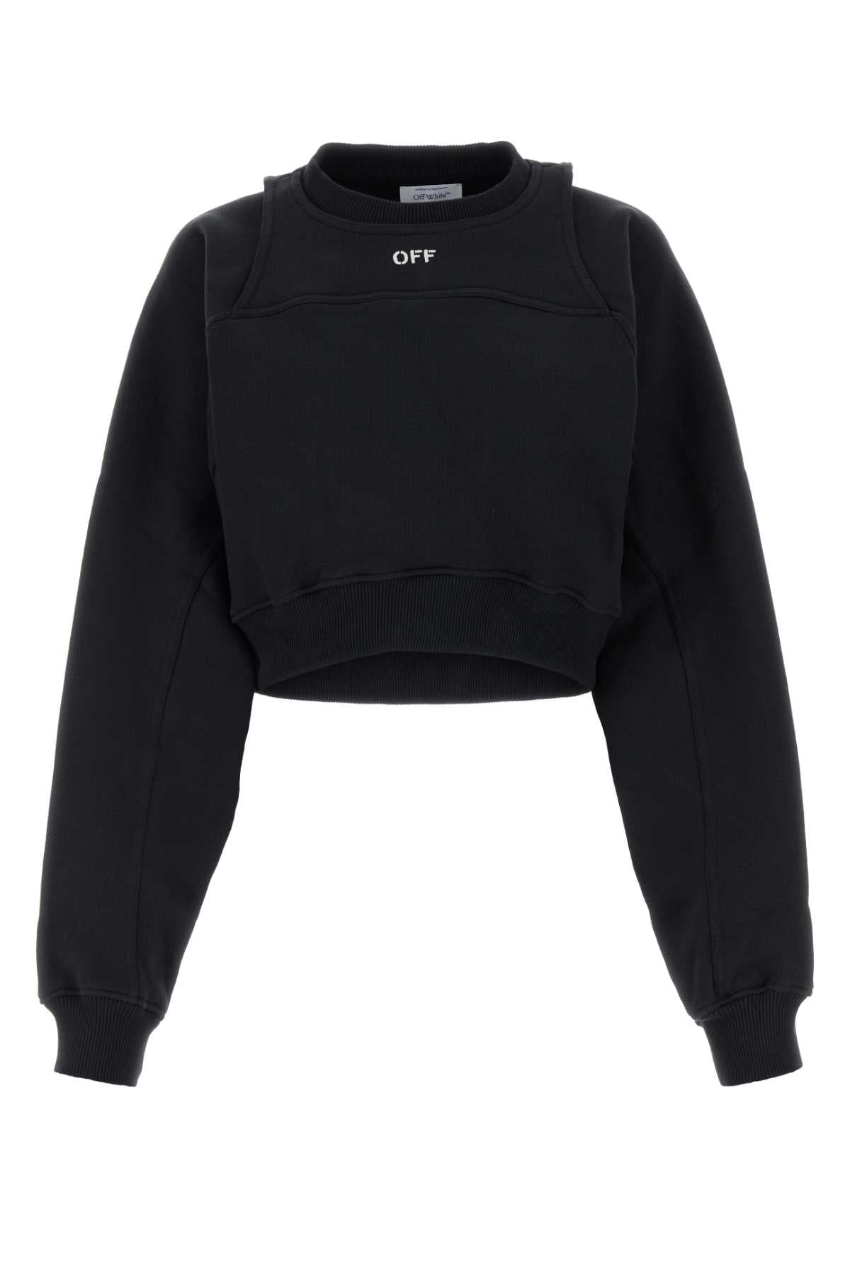 OFF WHITE Essential Cotton Sweatshirt for Women
