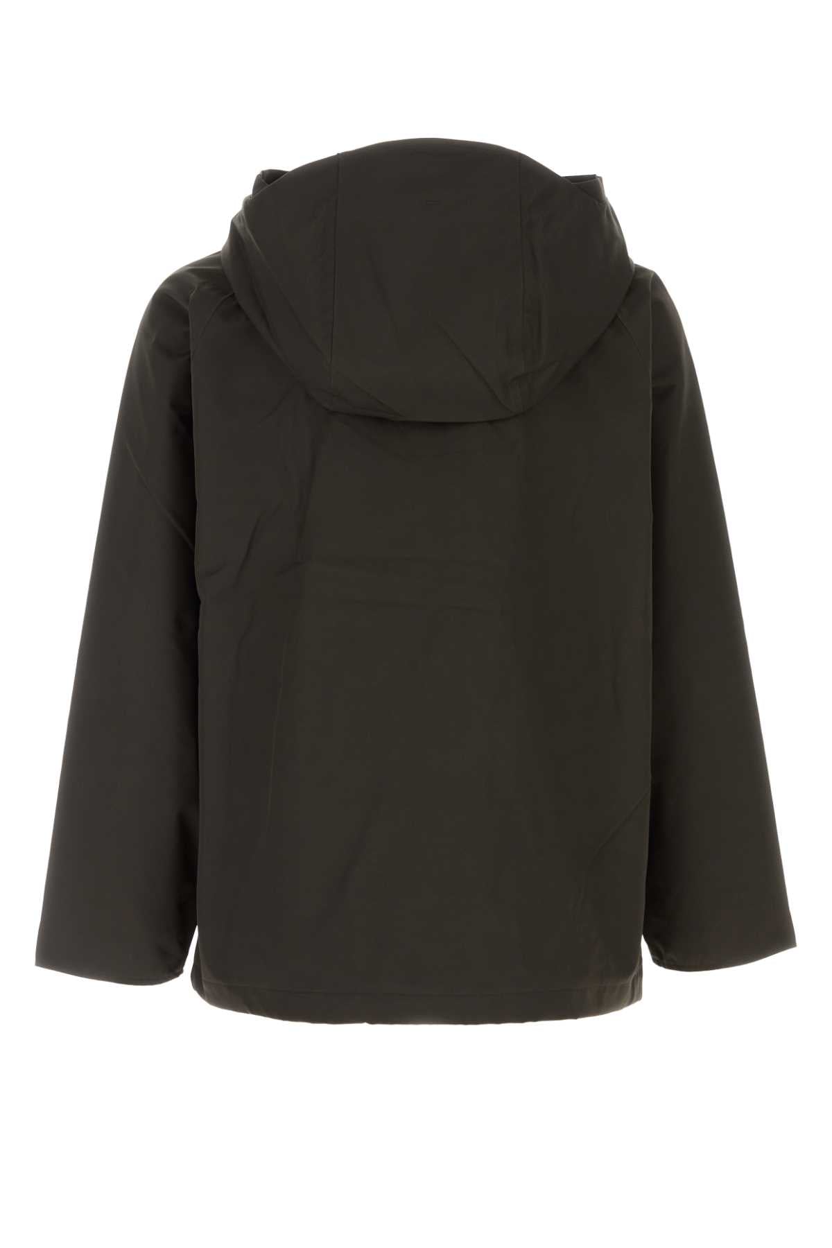 NANAMICA Stylish Slate Polyester Raincoat for Men