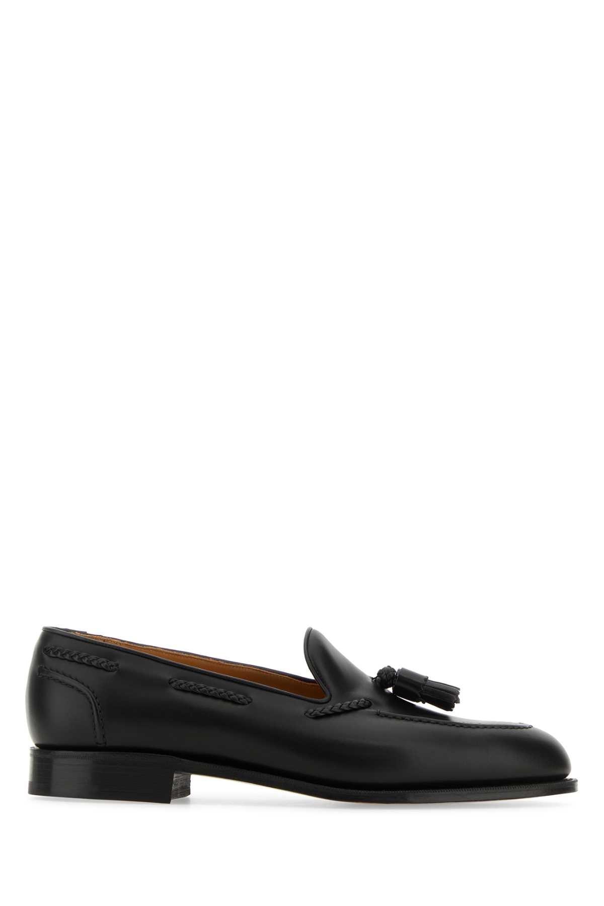 EDWARD GREEN Classic Leather Belgravia Loafers for Men
