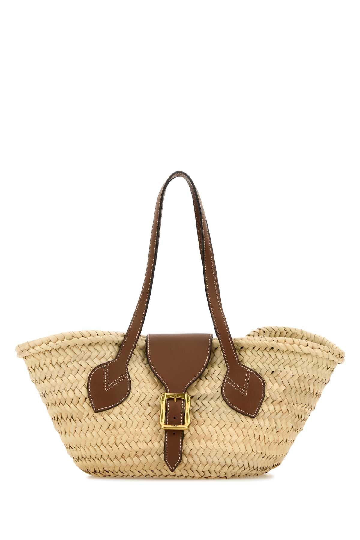 J&M DAVIDSON Mini Straw Shopping Handbag - Perfect for SS24