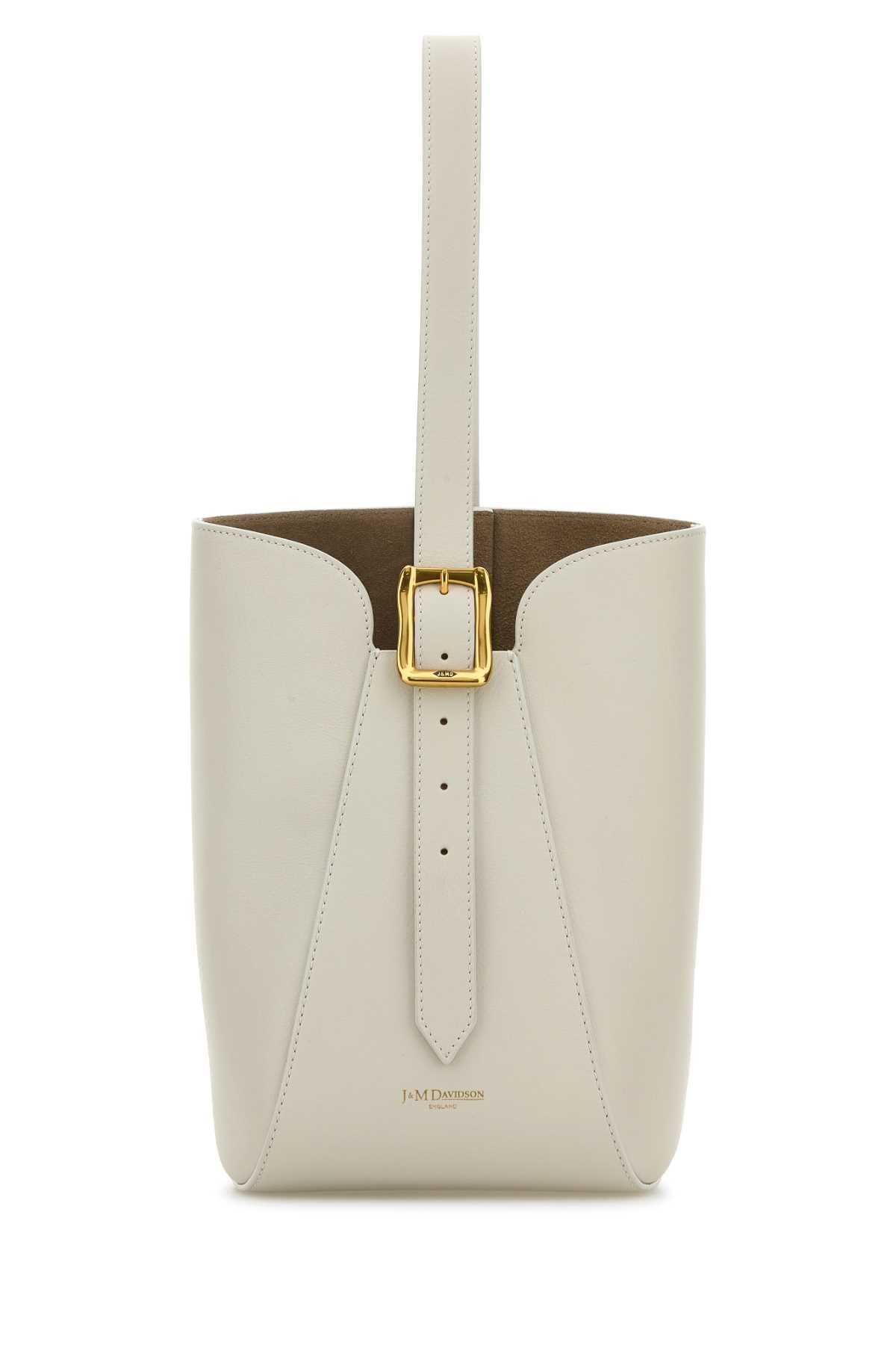 J&M DAVIDSON Mini Leather Quiver Nano Bucket Handbag