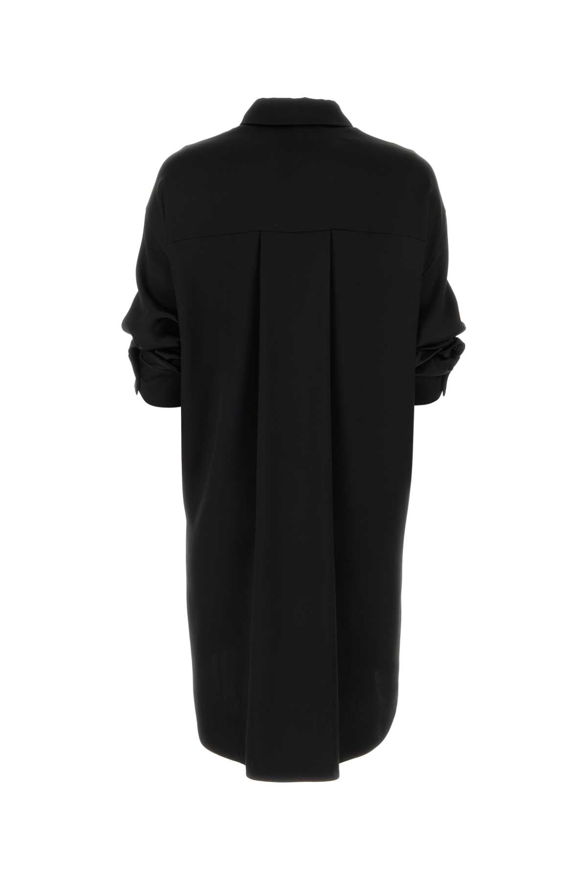 LOEWE Chic Satin Shirt Dress