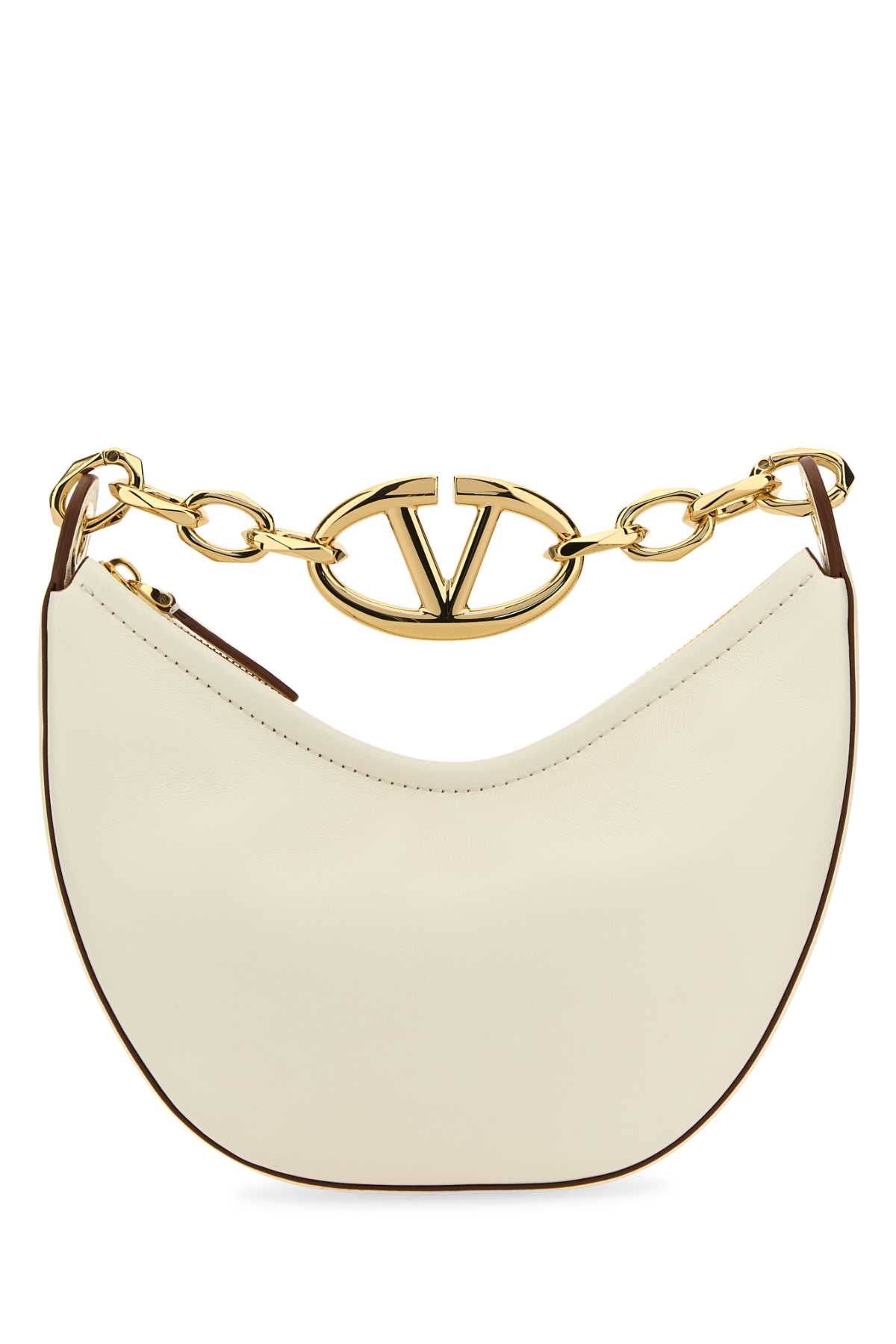 VALENTINO GARAVANI Mini Hobo Handbag with VLogo Moon Design