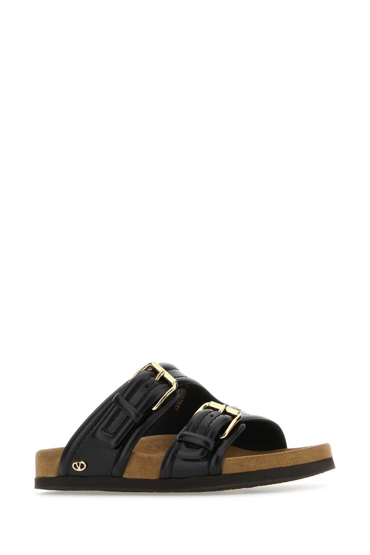 VALENTINO GARAVANI Elegant Leather Fussfriend Slippers for Women