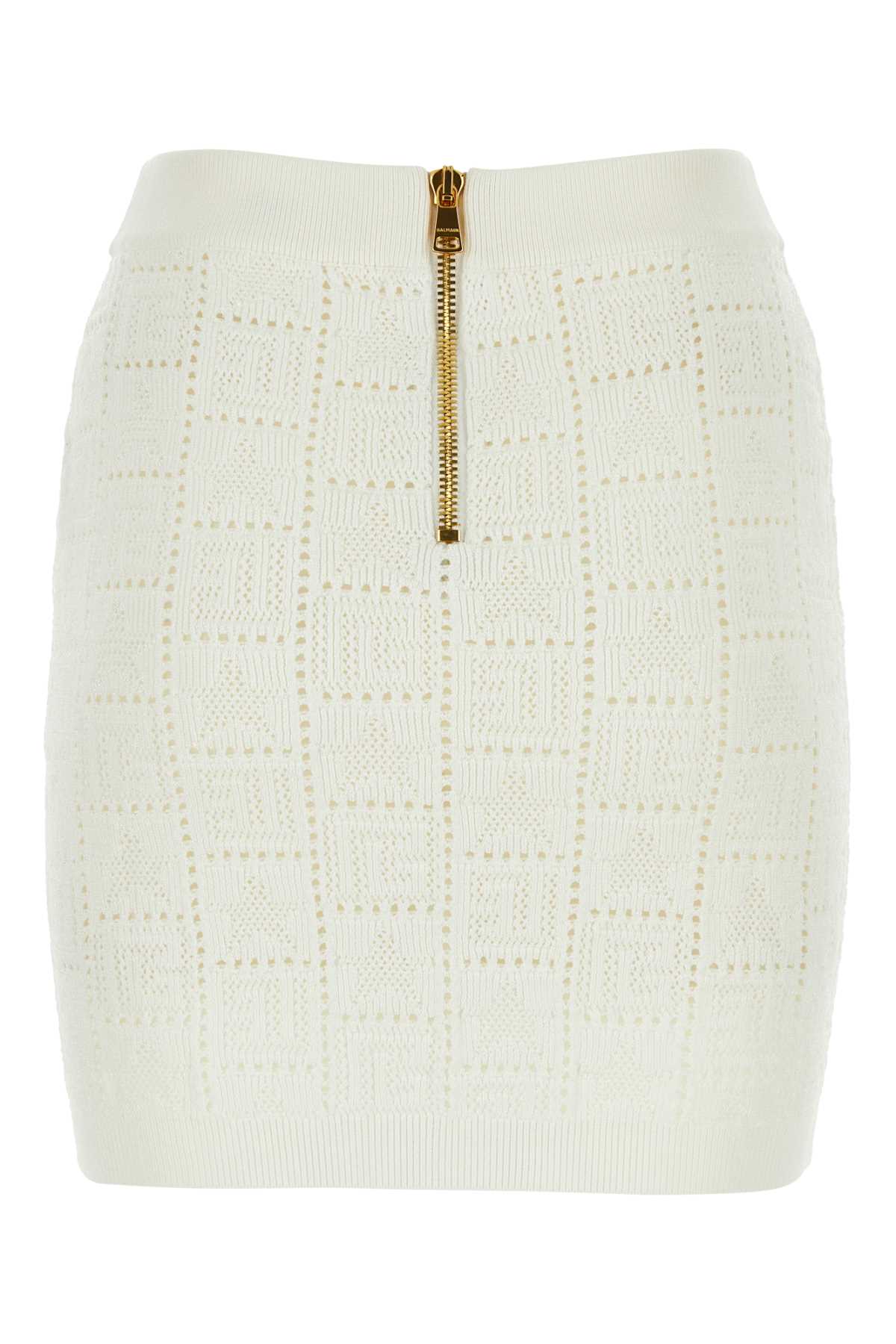 BALMAIN Chic Mini Skirt for the Modern Woman