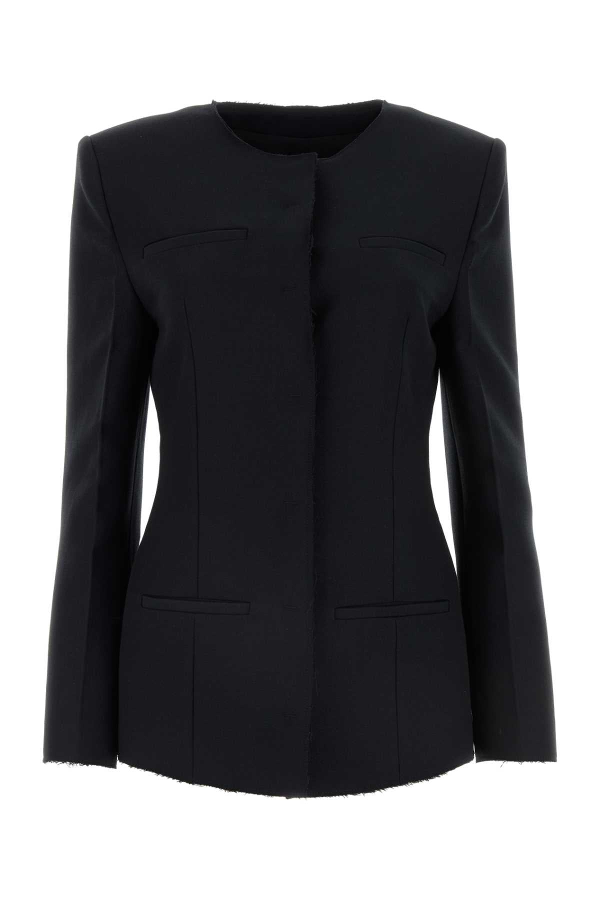 MSGM Stretch Polyester Blend Blazer