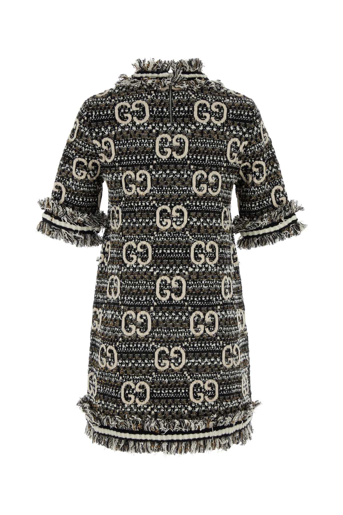 GUCCI Chic Embroidered Bouclé Mini Dress for Women