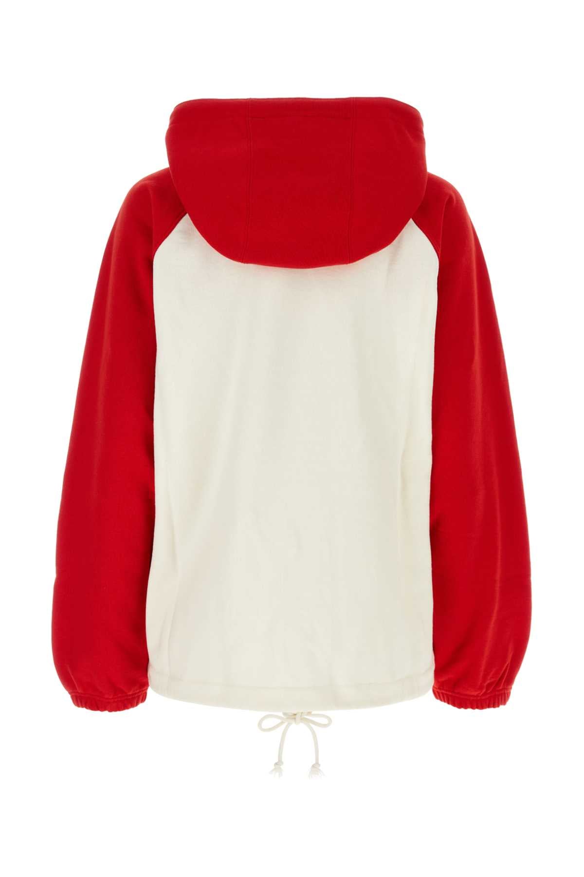 GUCCI Oversize Two-Tone Cotton Sweatshirt for Women