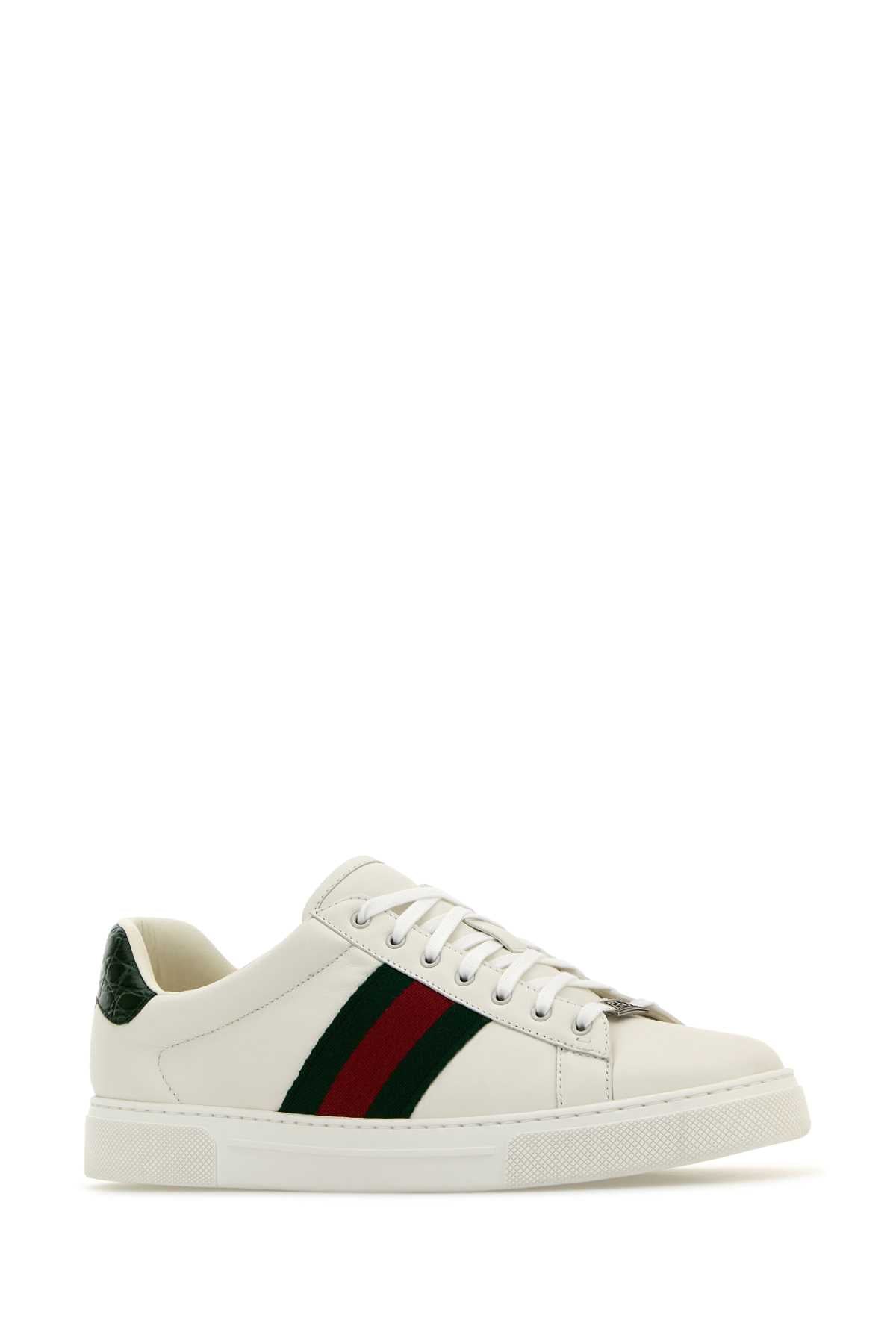 GUCCI Luxurious Leather Ace Sneakers for Men