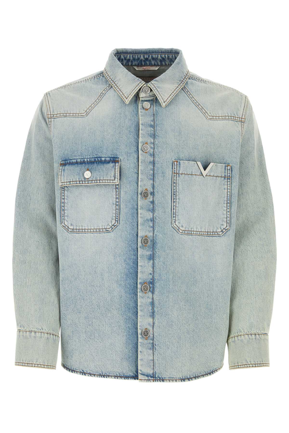VALENTINO GARAVANI Light Denim Shirt for Men - Casual Essential