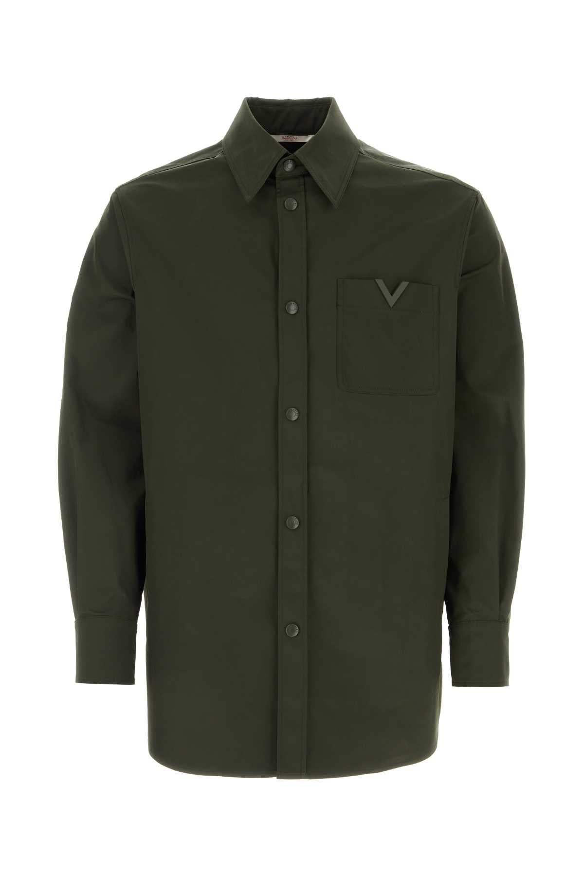 VALENTINO GARAVANI Stretch Polyester Shirt for Men