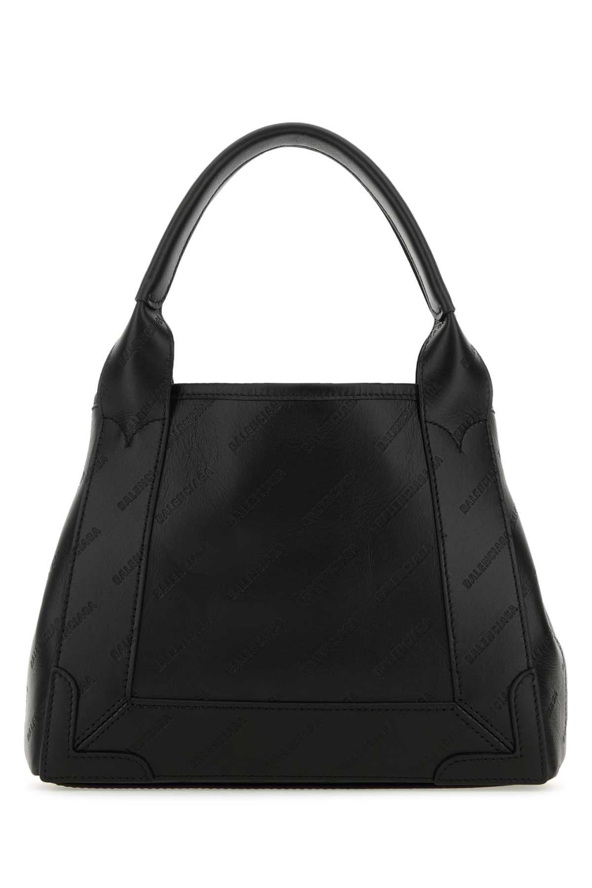 BALENCIAGA Mini Leather Basket Handbag XS
