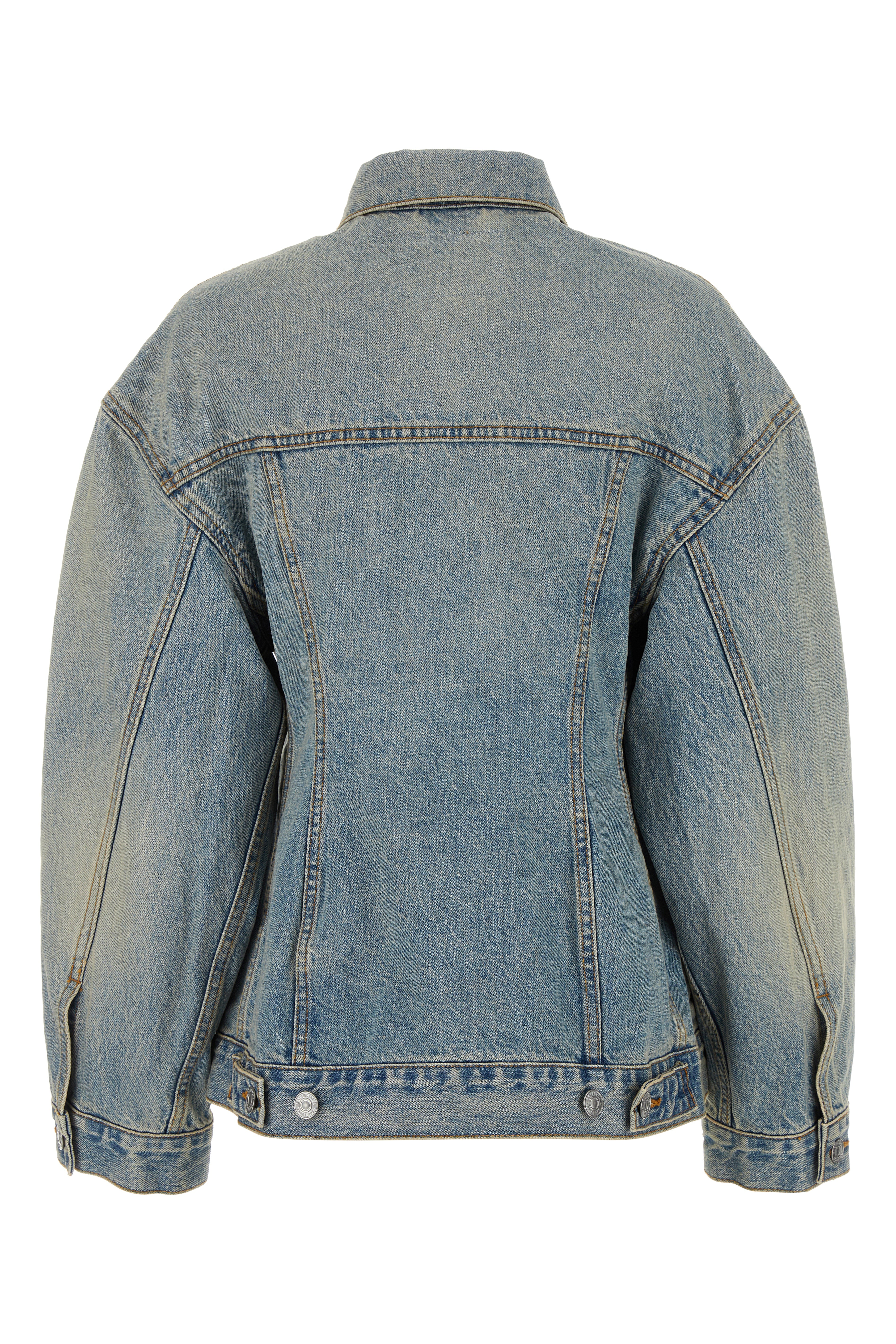 BALENCIAGA Denim Hourglass Jacket for Women