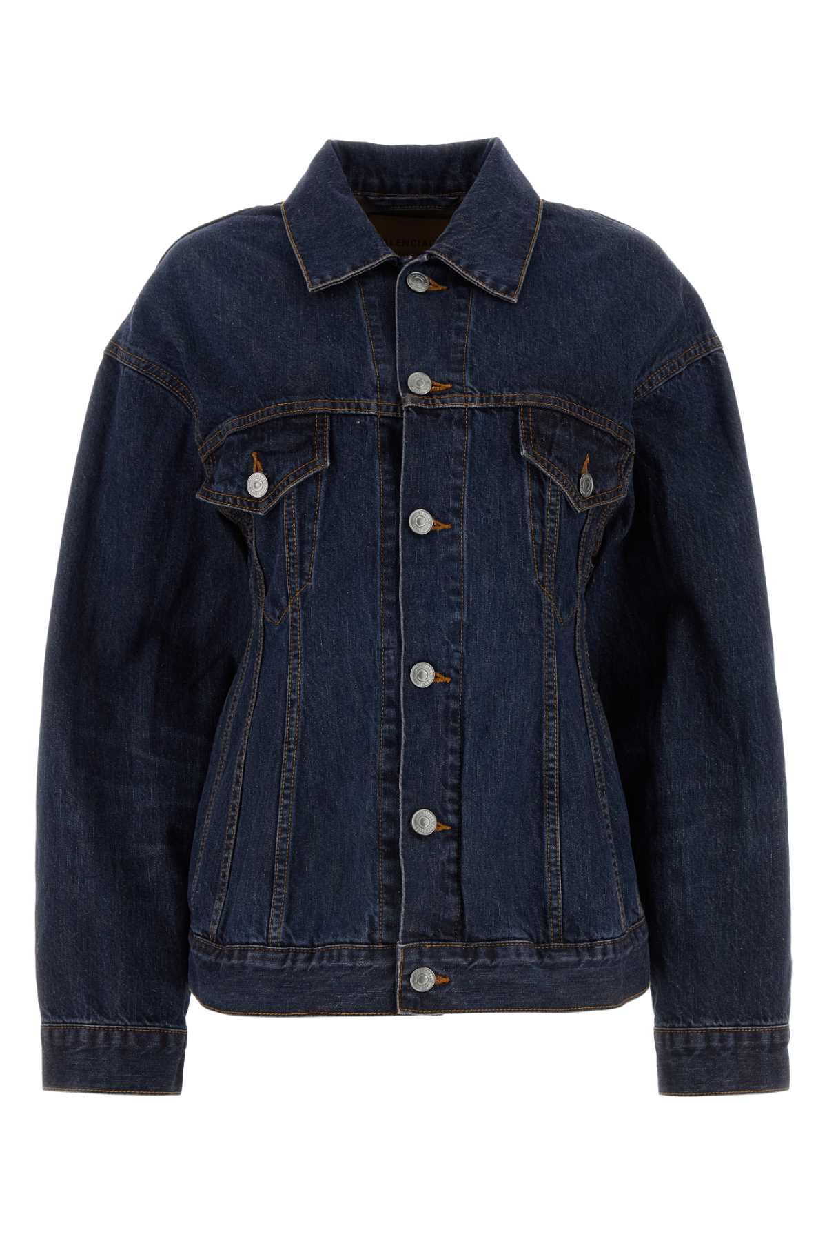 BALENCIAGA Hourglass Denim Jacket for Women
